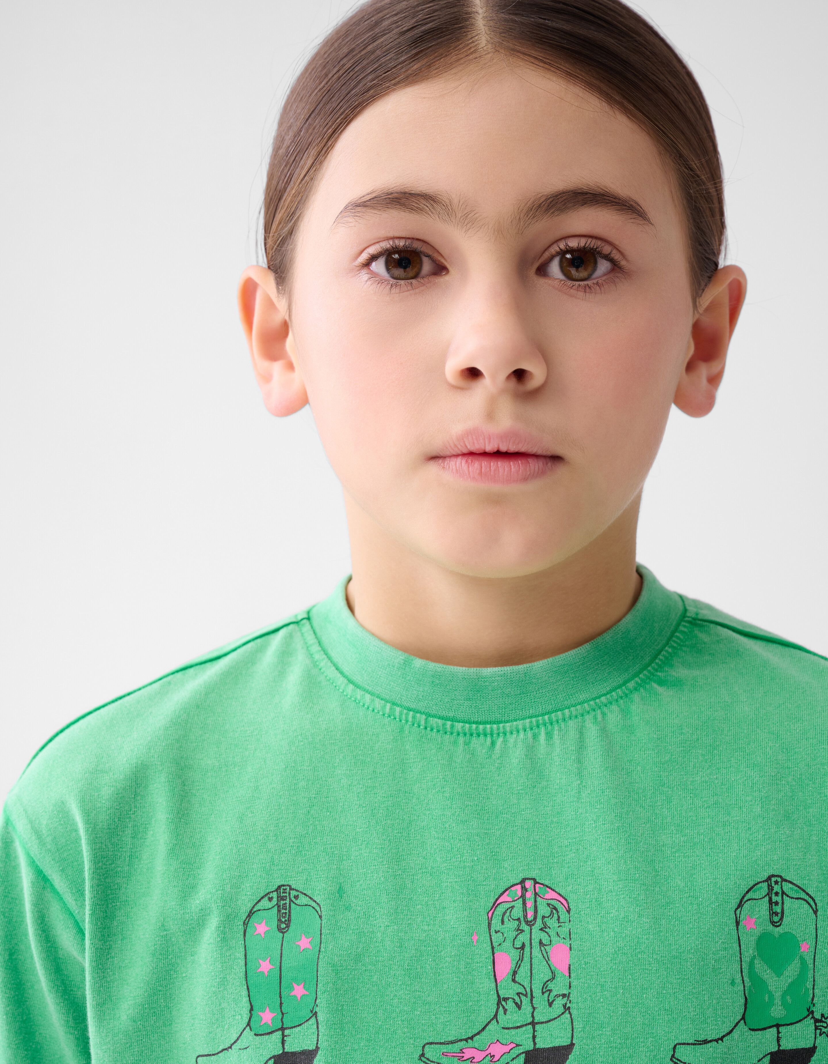 Artwork T-shirt Groen SHOEBY GIRLS