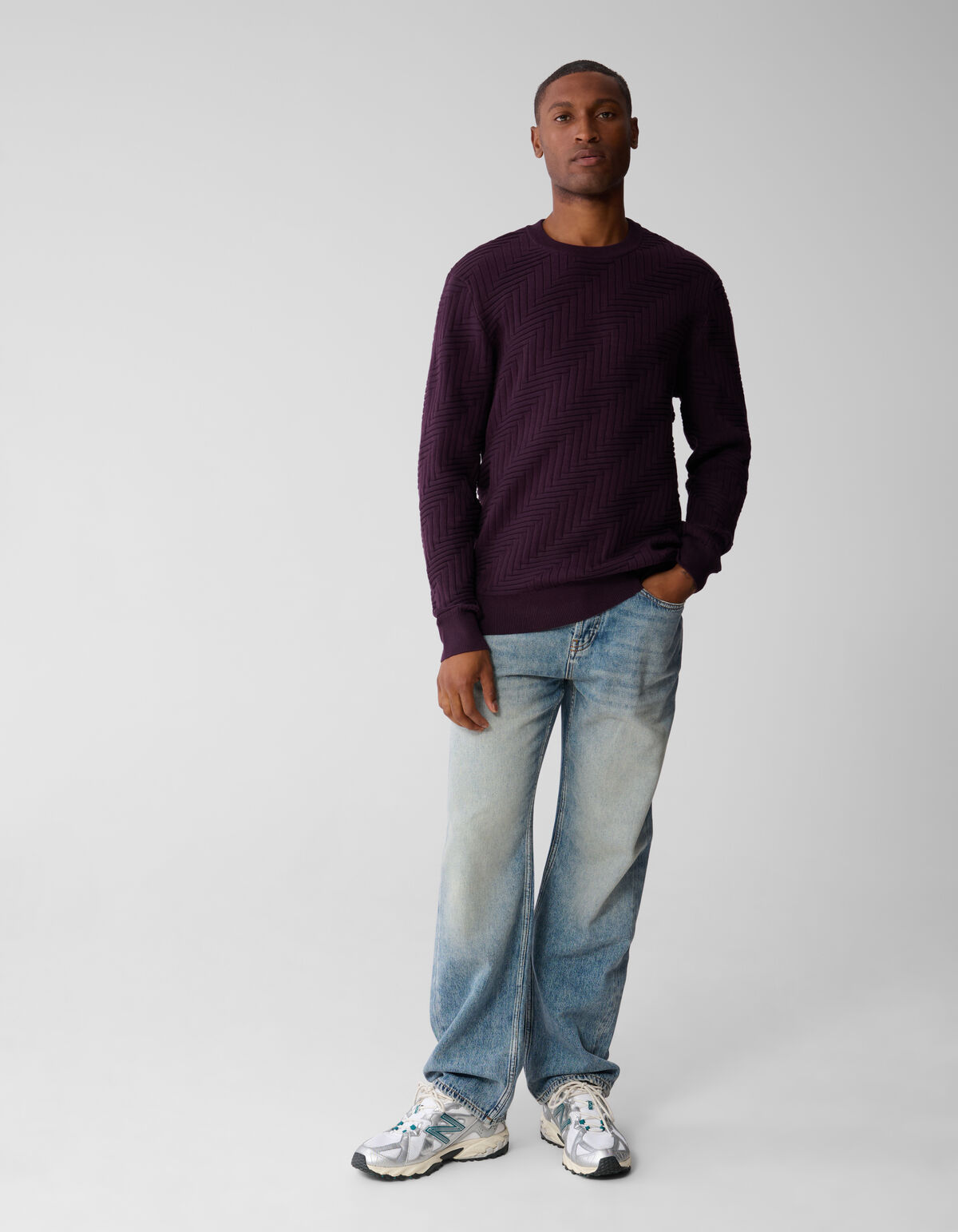 Relaxed Fit Jeans Blauw SHOEBY MEN