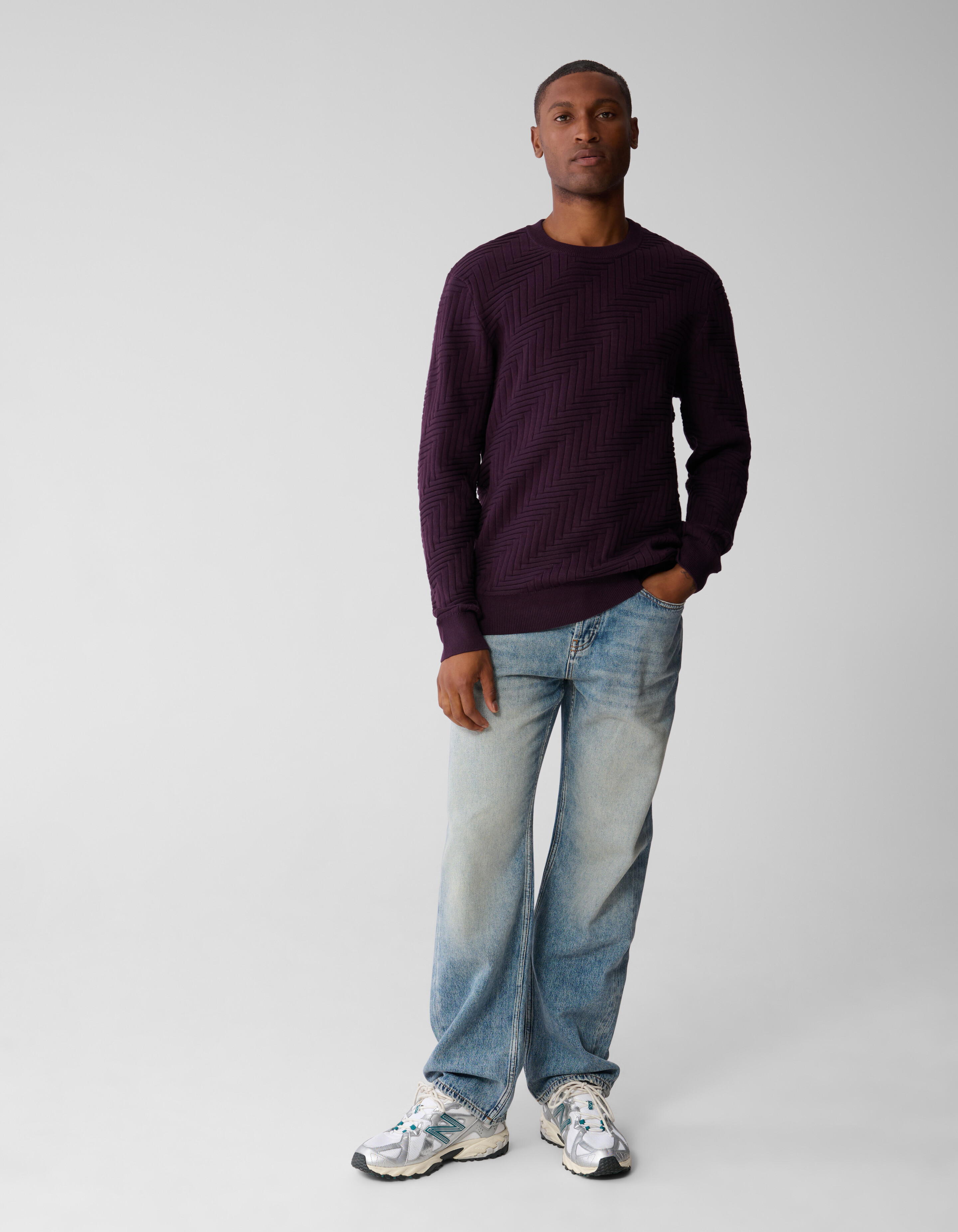 Relaxed Fit Jeans Blauw SHOEBY MEN