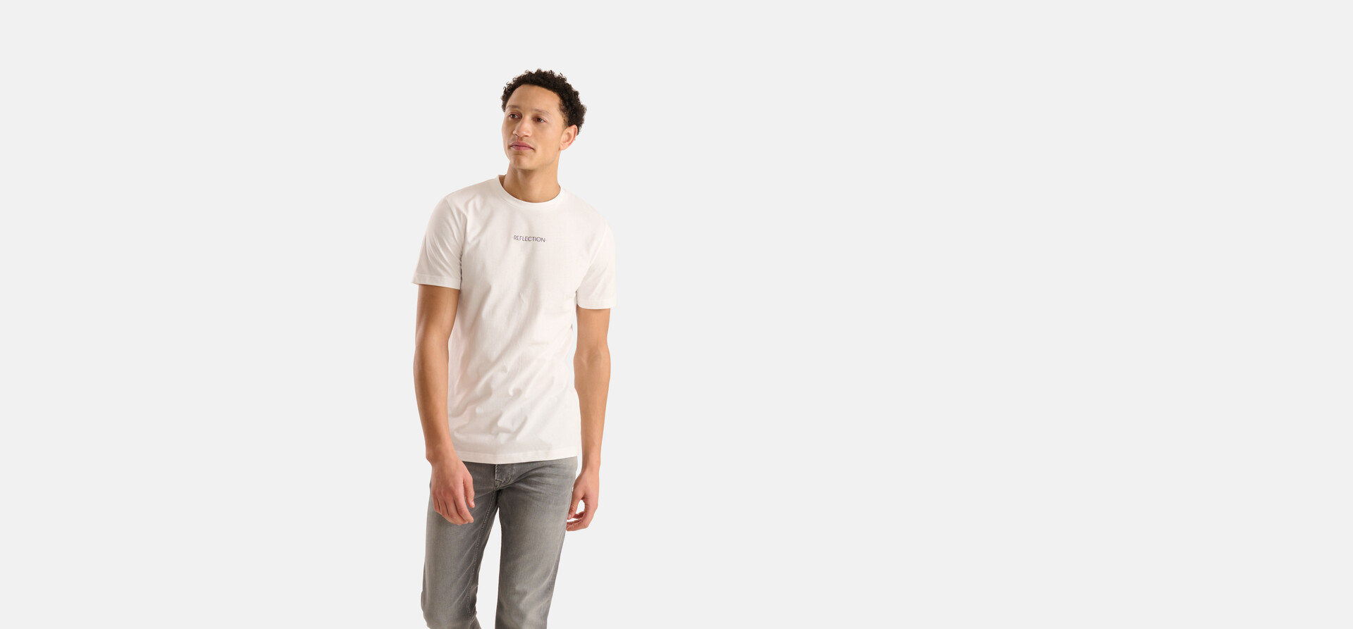 Artwork T-shirt Wit SHOEBY MEN