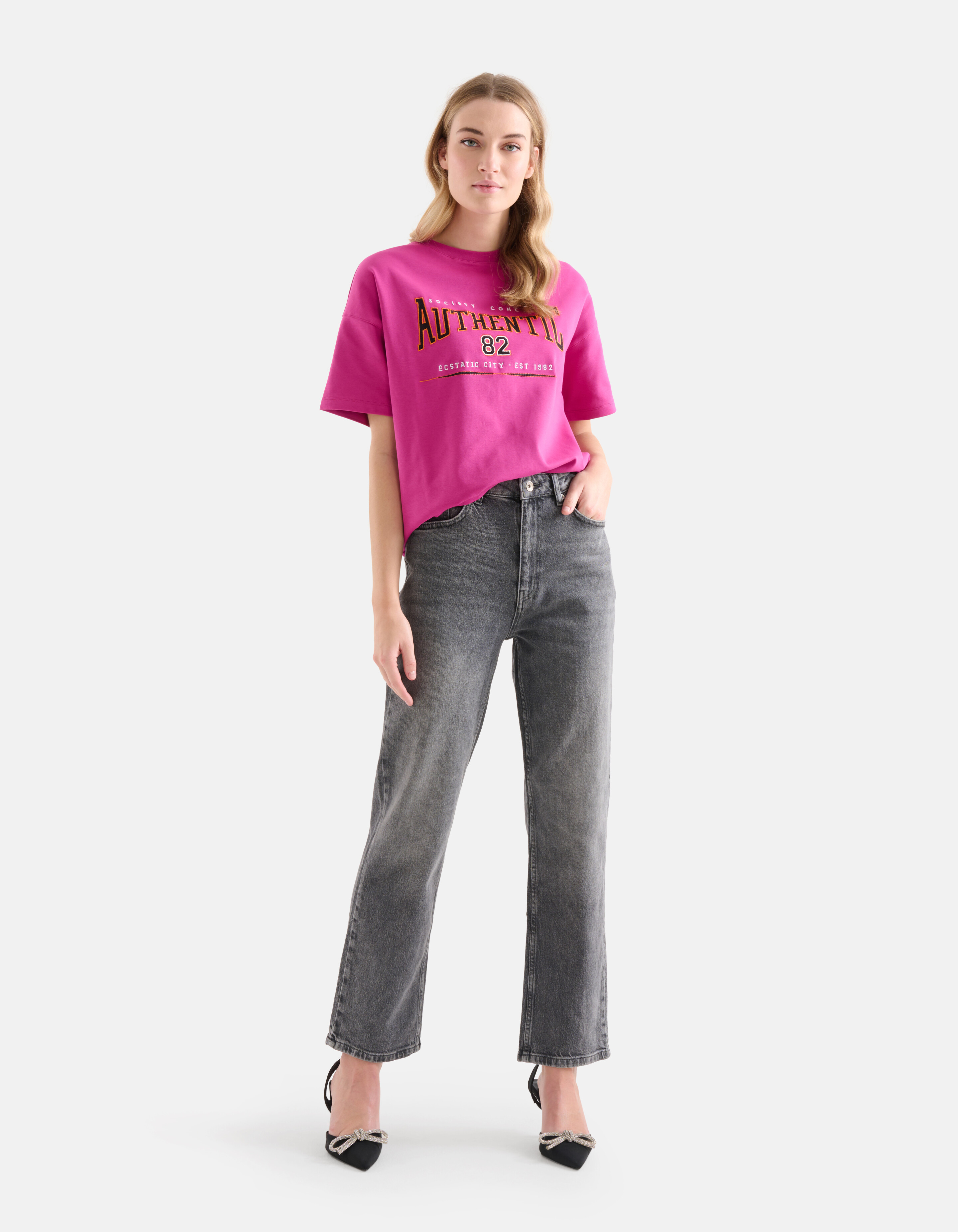 Straight Jeans Grijs L29 SHOEBY WOMEN