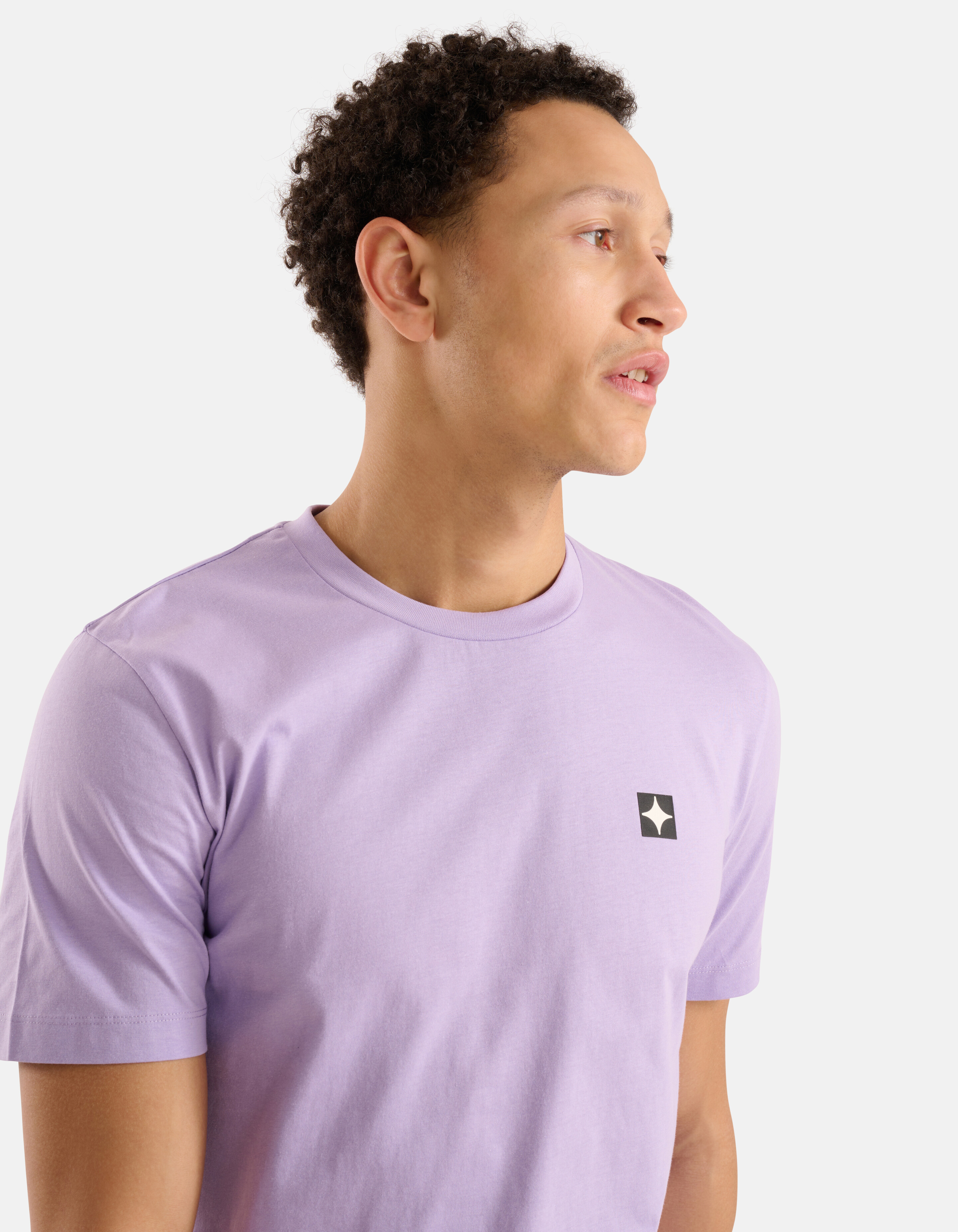 Sparkle T-shirt Lichtpaars SHOEBY MEN