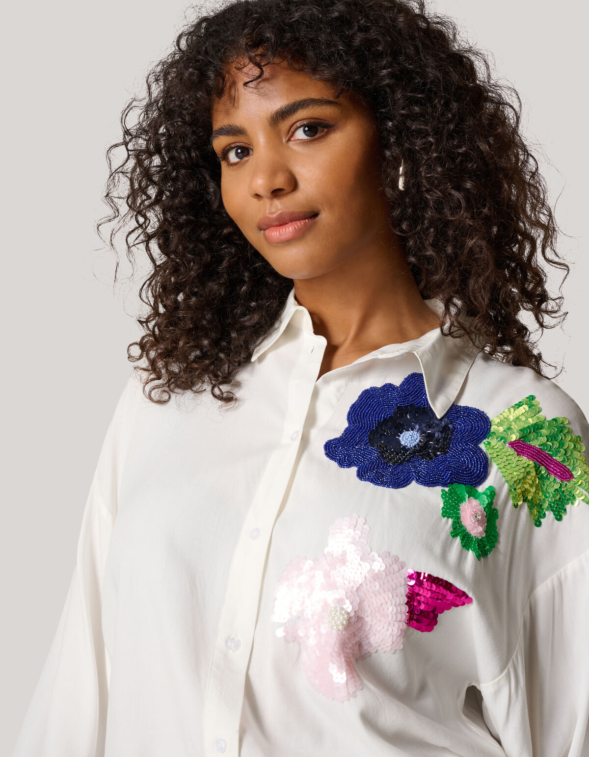 Sequin Blouse Wit SHOEBY WOMEN