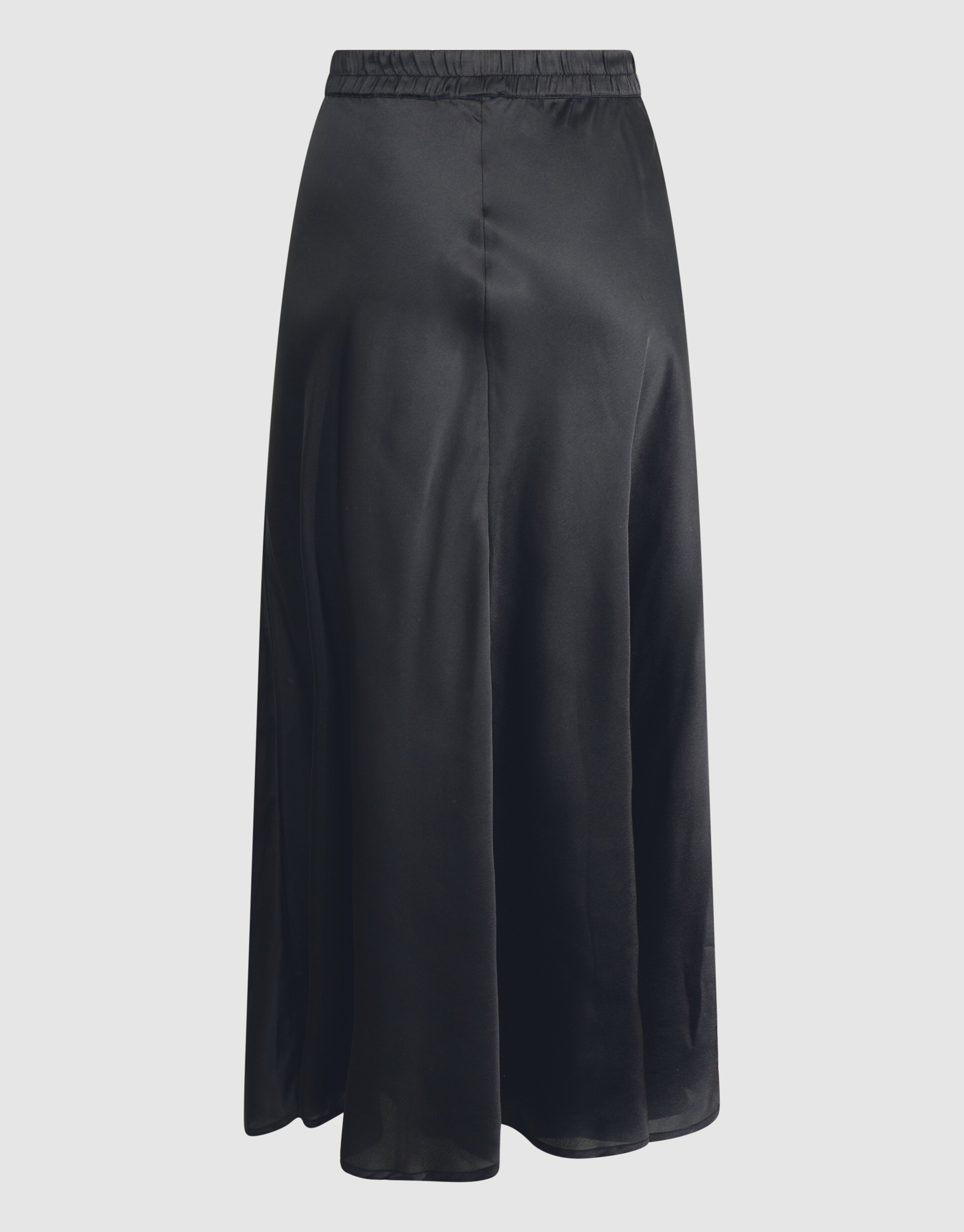 Satijnen Maxi Rok Zwart SHOEBY WOMEN