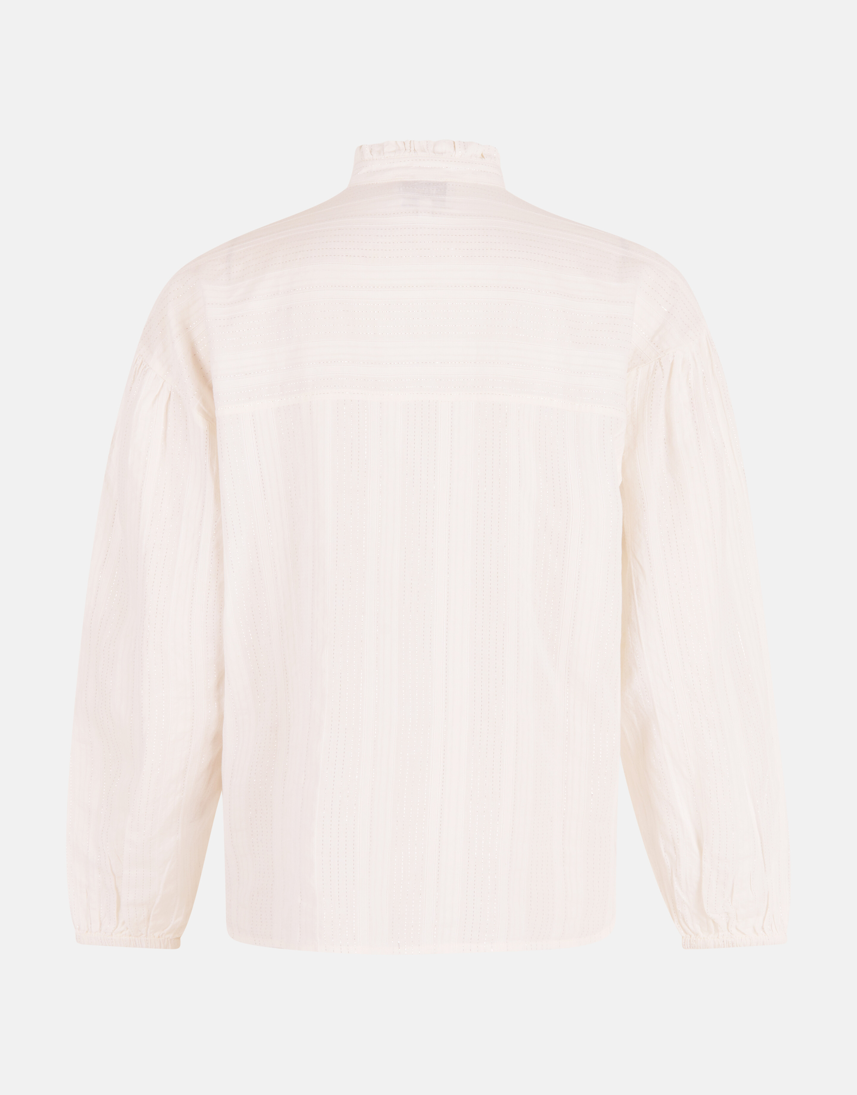 Gestreepte Lurex Blouse Gebroken Wit SHOEBY WOMEN