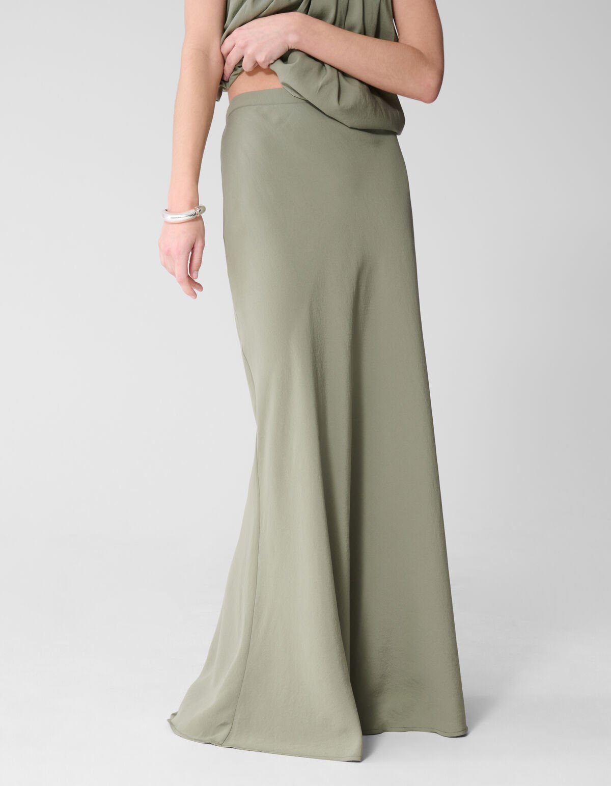 Maxi Rok Lichtgroen By Lonneke SHOEBY WOMEN