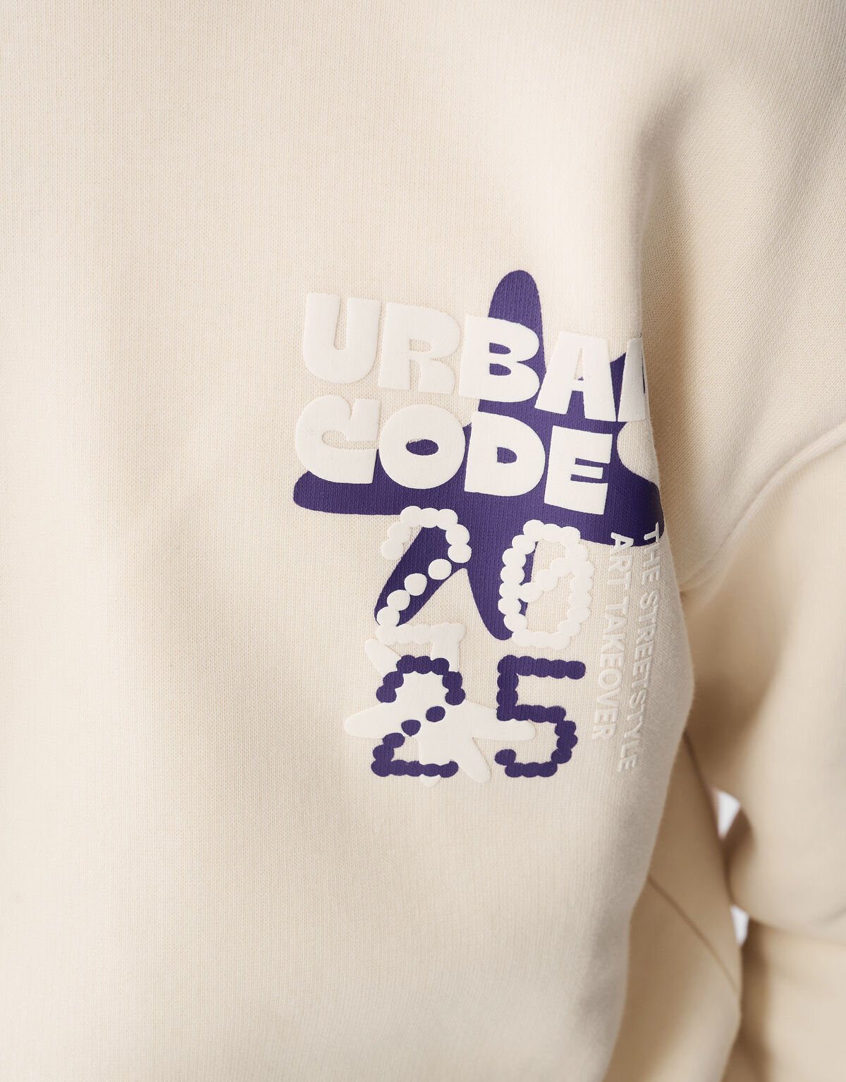 Urban Artwork Sweater Beige SHOEBY BOYS