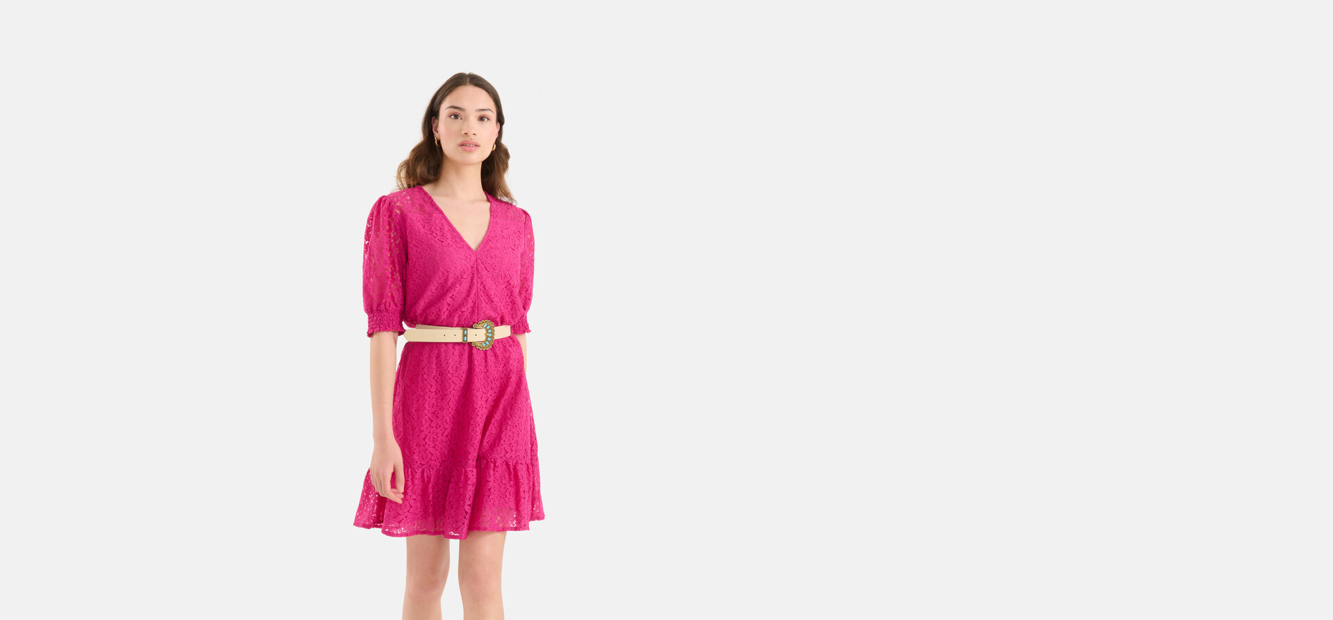 Kanten Jurk Roze SHOEBY WOMEN
