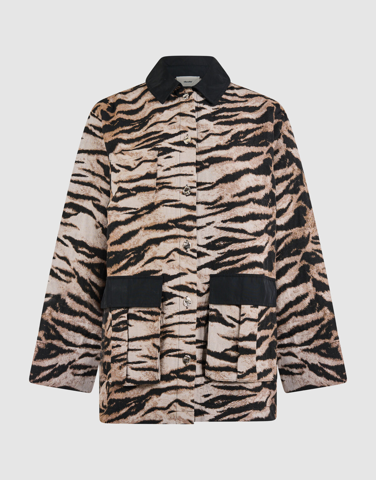 Jacquard Tiger Jack Lichtbruin SHOEBY WOMEN