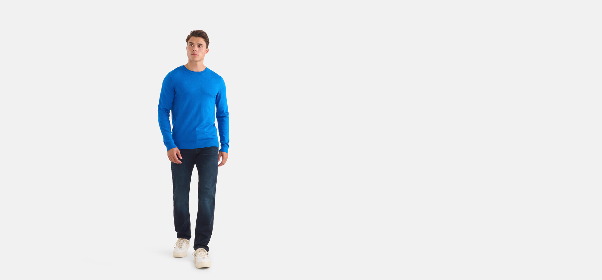 Straight Jeans Blauw/Zwart L34 Refill