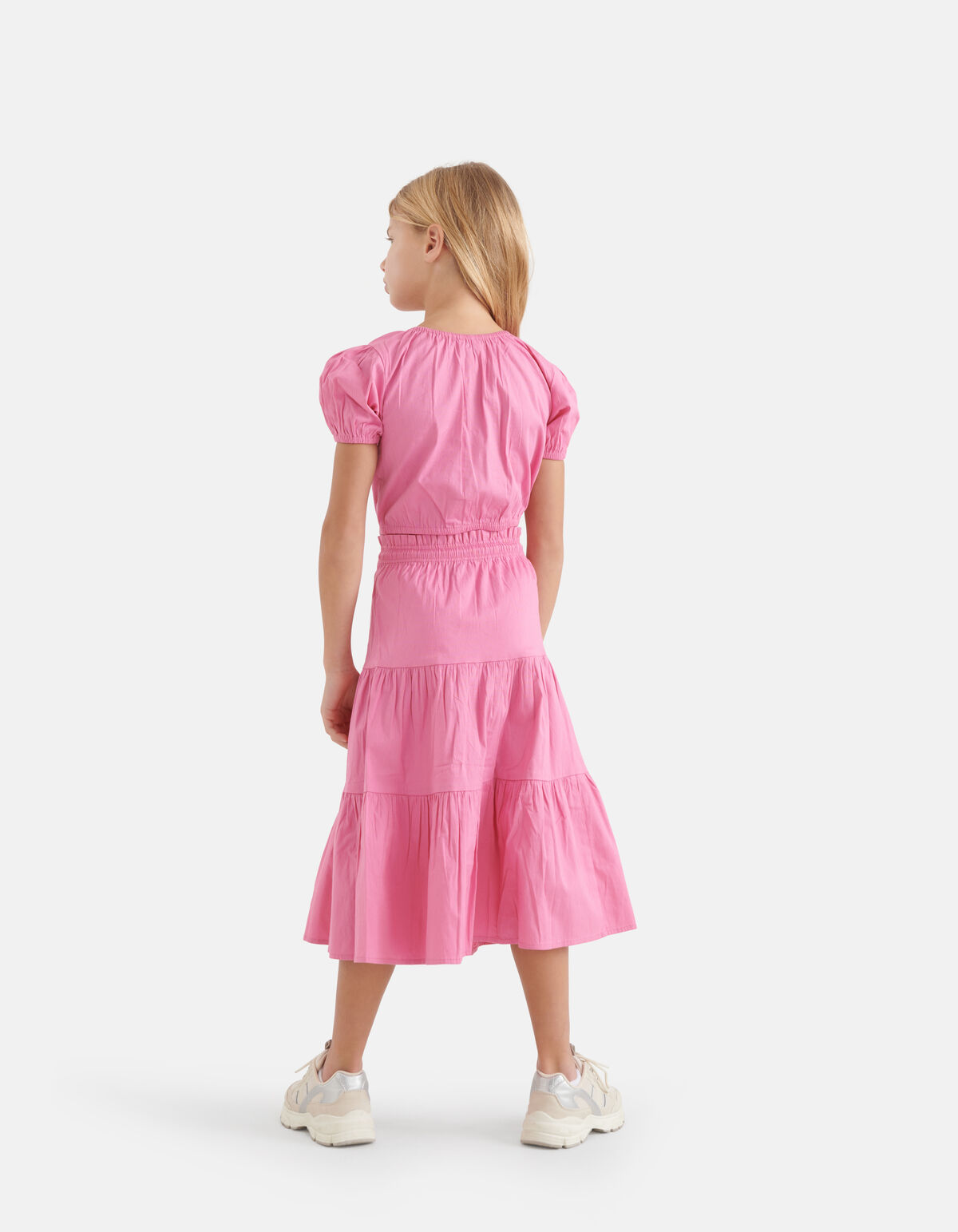 Poplin Crop Top Roze SHOEBY GIRLS