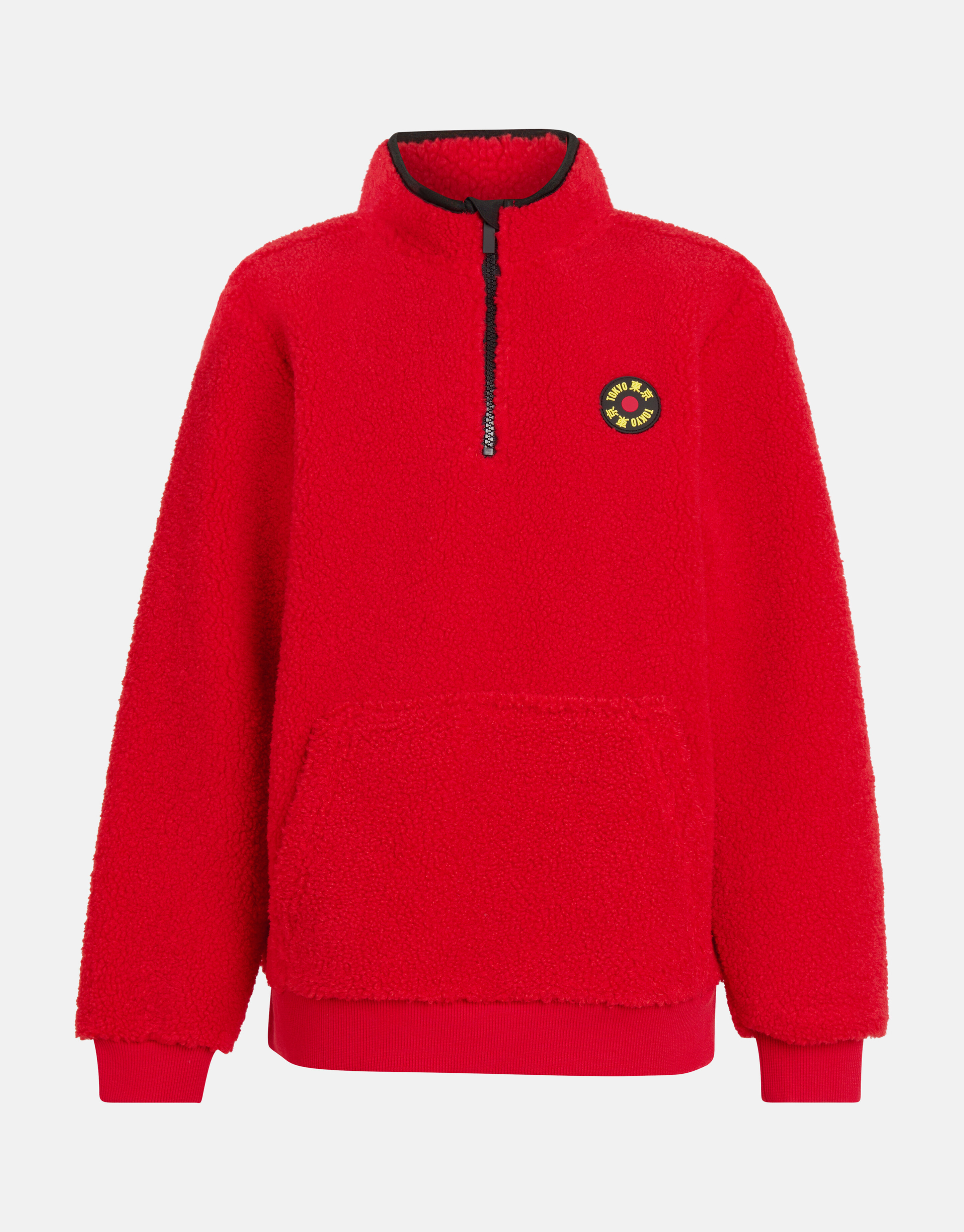 Teddy Fleece Sweater Rood SHOEBY BOYS