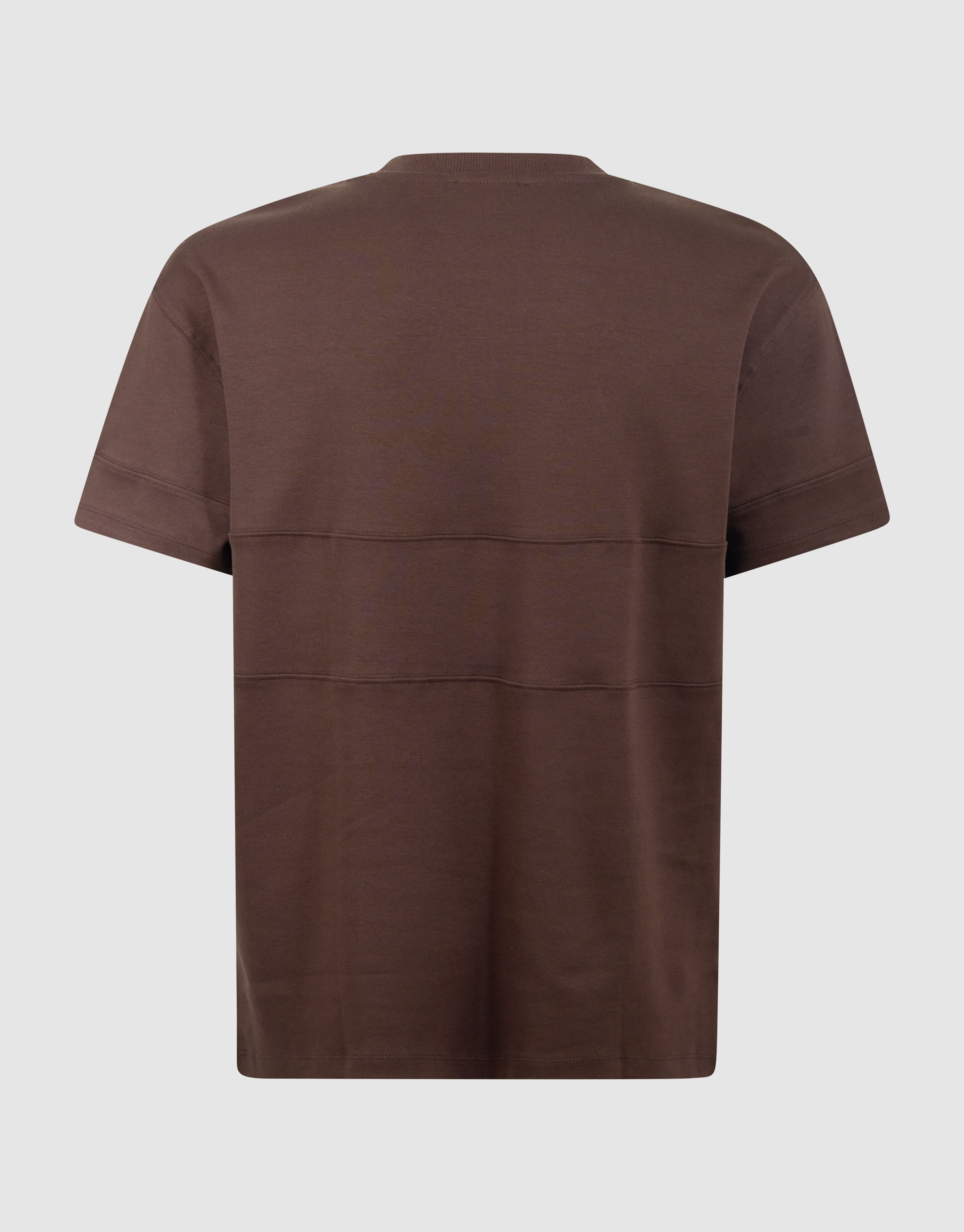 Minimalistisch T-shirt Donkerbruin SHOEBY MEN