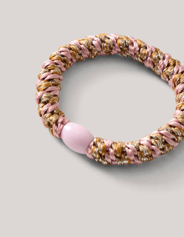 Lurex Haarelastiek Beige SHOEBY ACCESSOIRES