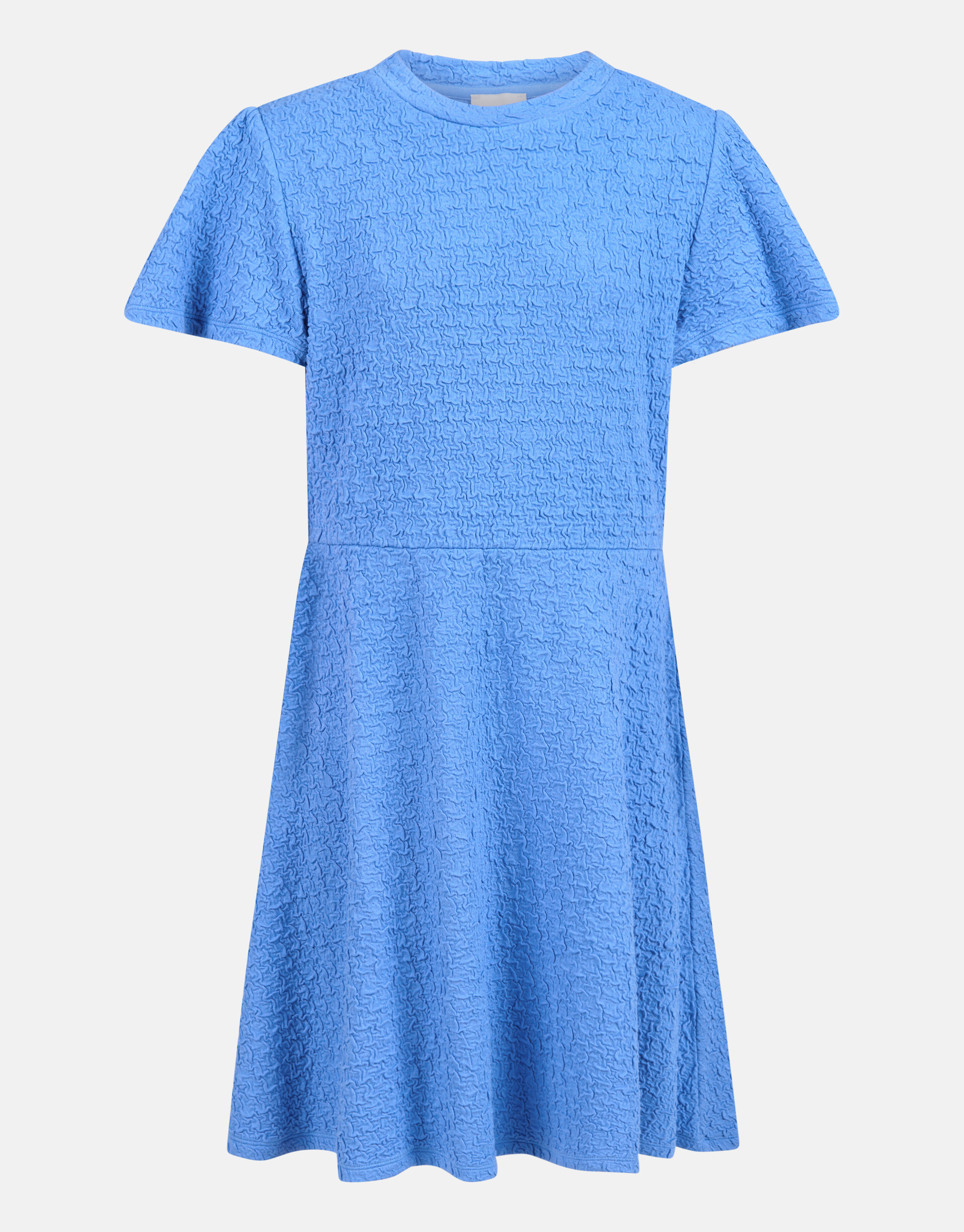 Structuur Skater Jurk Blauw SHOEBY GIRLS