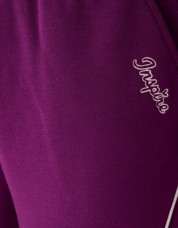 Piping Wide Leg Fit Broek Paars SHOEBY GIRLS