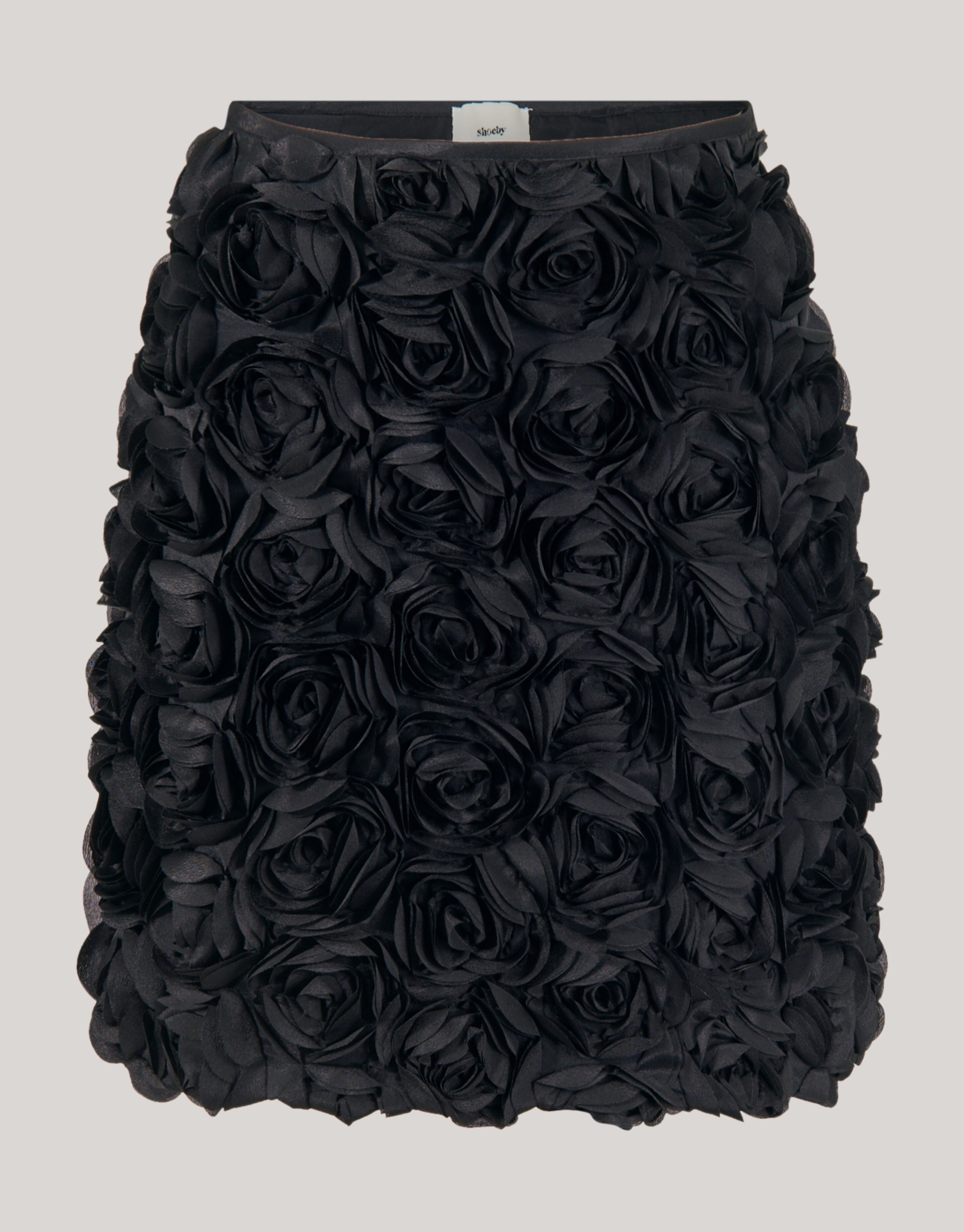 Rozen Mini Rok Zwart SHOEBY WOMEN