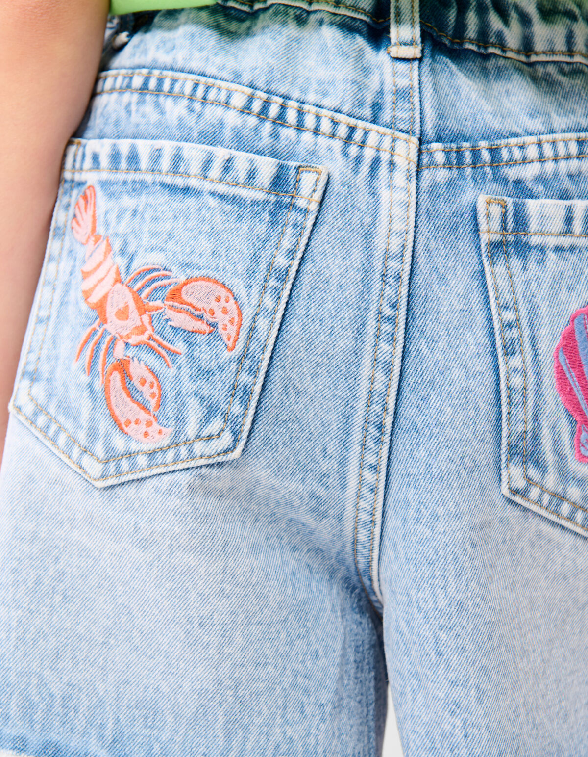 Embroidery Short Bleached SHOEBY GIRLS