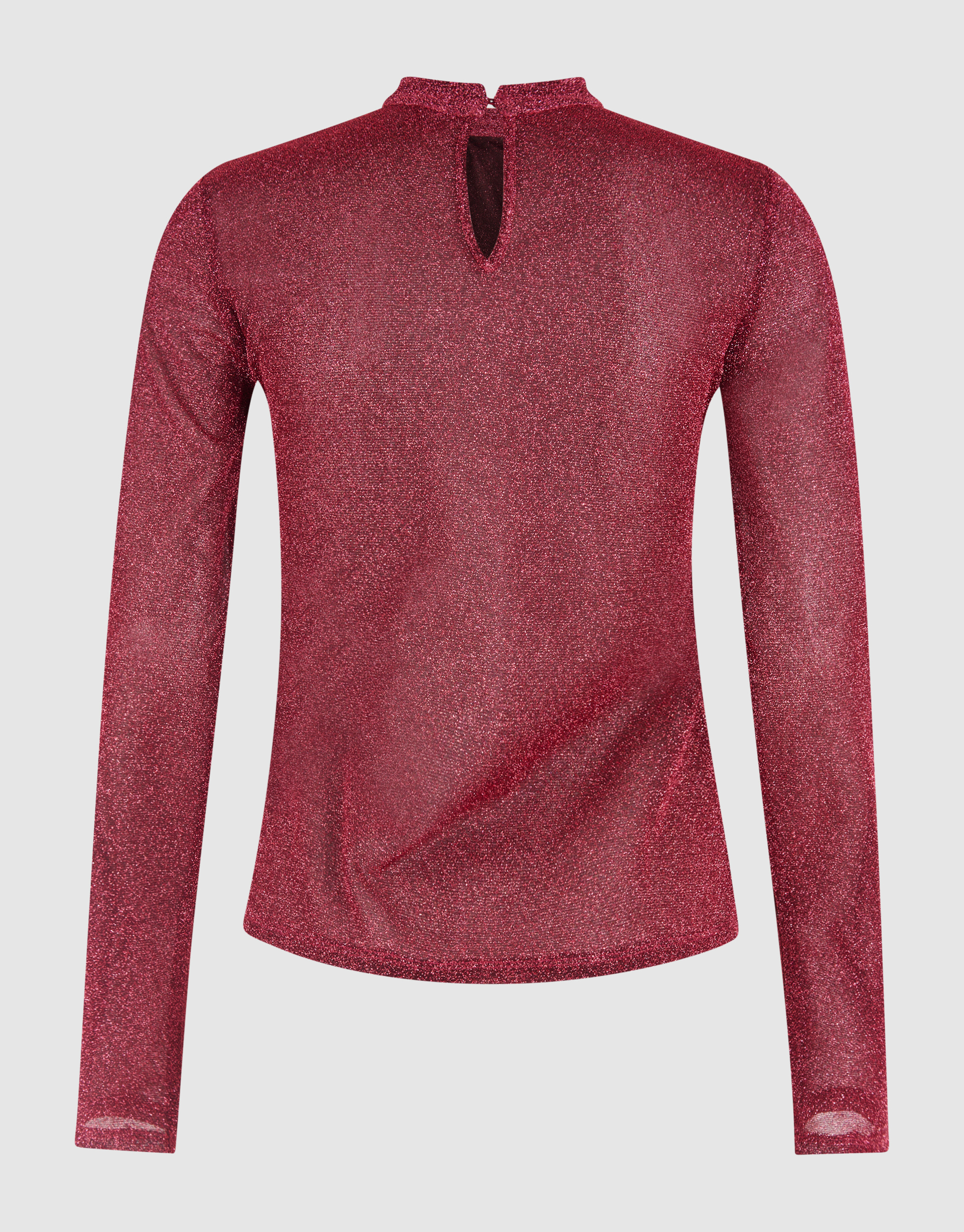 Lurex Glitter Top Donkerroze SHOEBY WOMEN