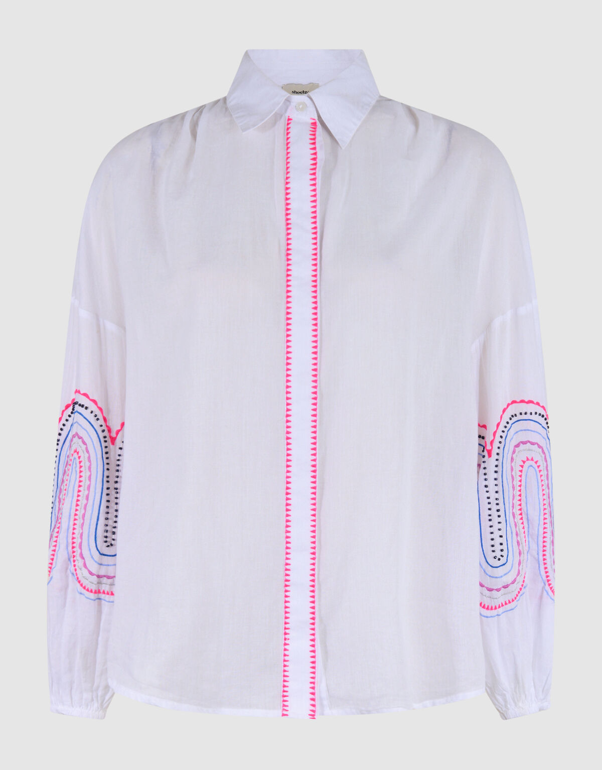 Embroidery Blouse Gebroken Wit SHOEBY WOMEN