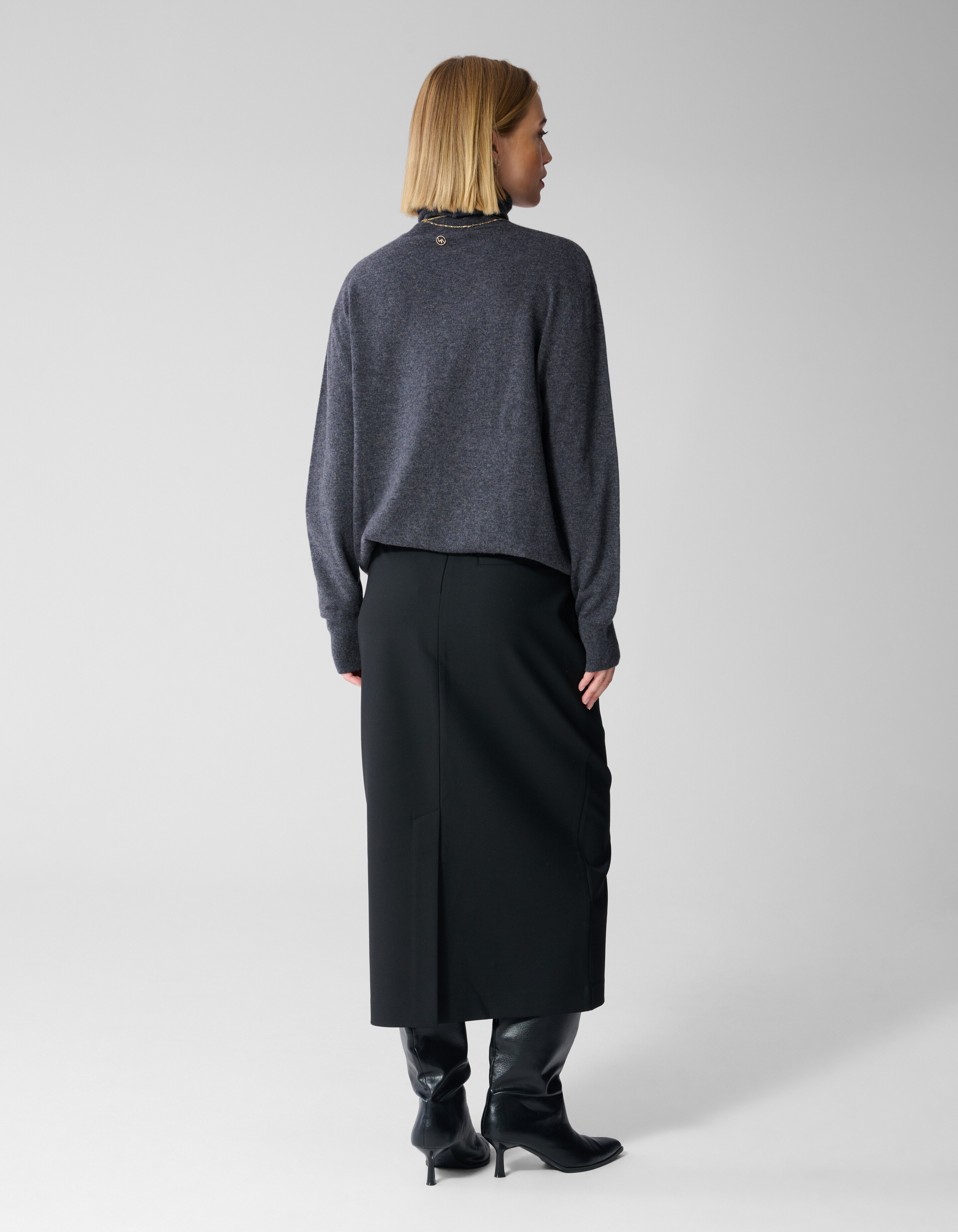Gebreide Coltrui Donkergrijs By Lonneke SHOEBY WOMEN