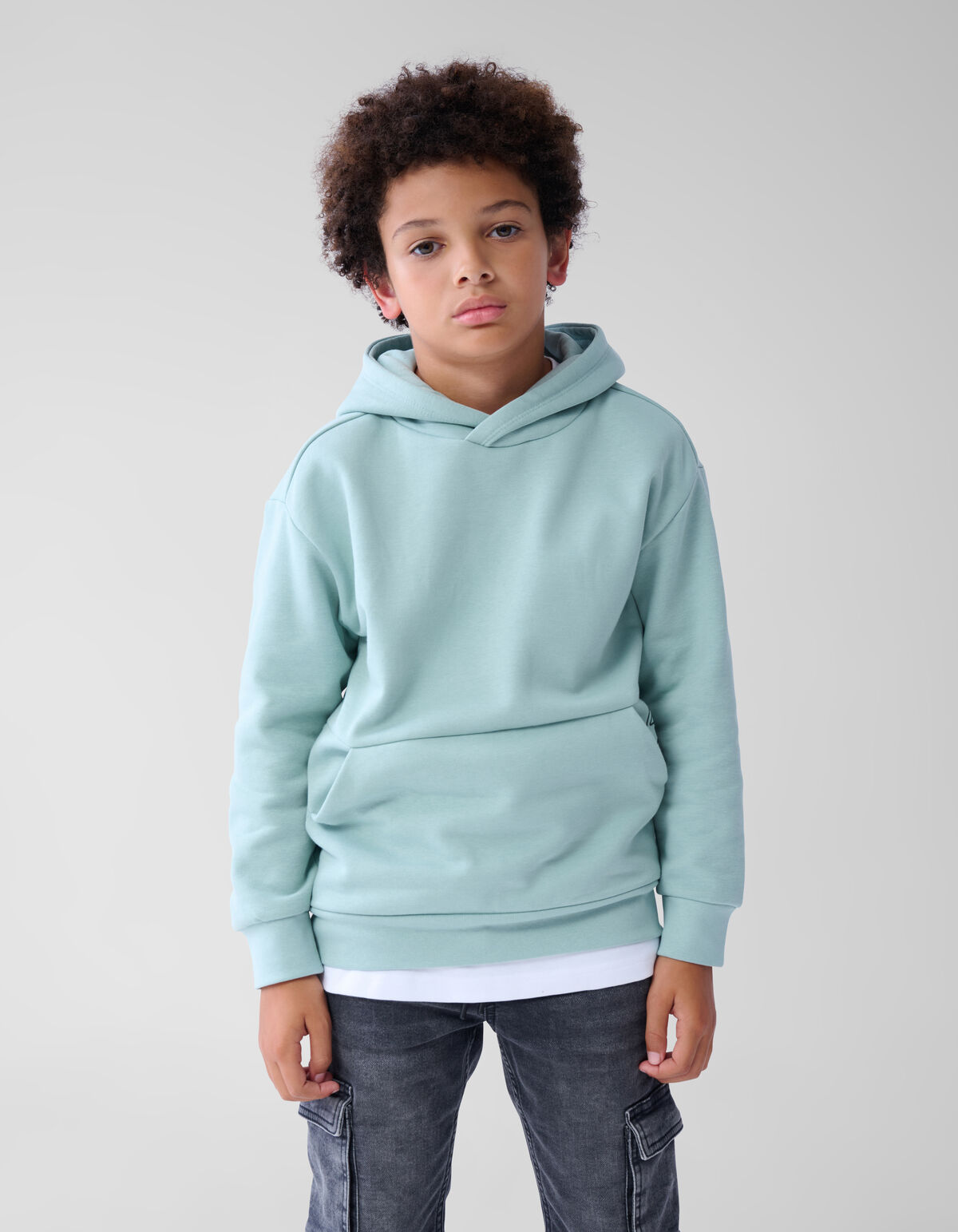 Basis Hoodie Lichtgroen SHOEBY BOYS