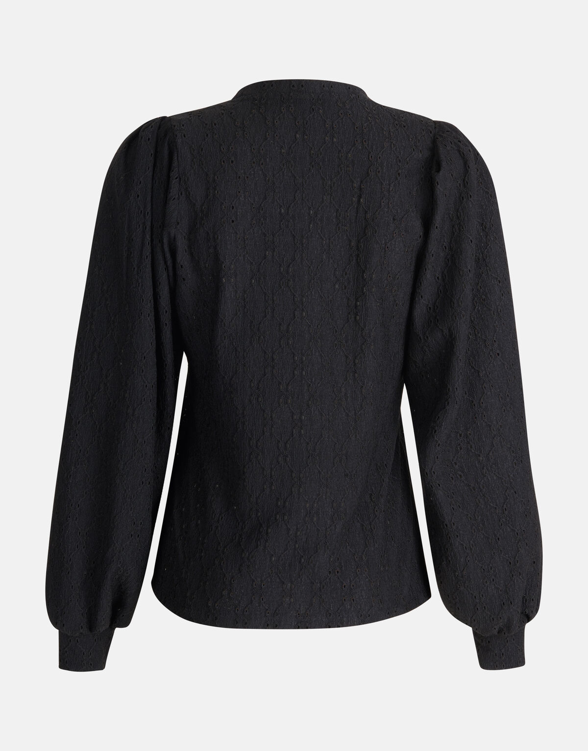 Embroidery Blouse Zwart SHOEBY WOMEN