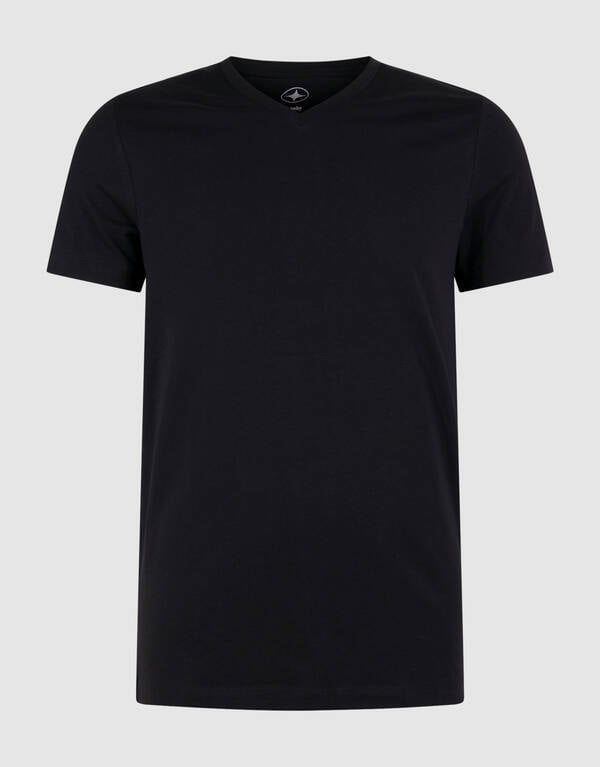 Basis T-shirt Zwart SHOEBY MEN