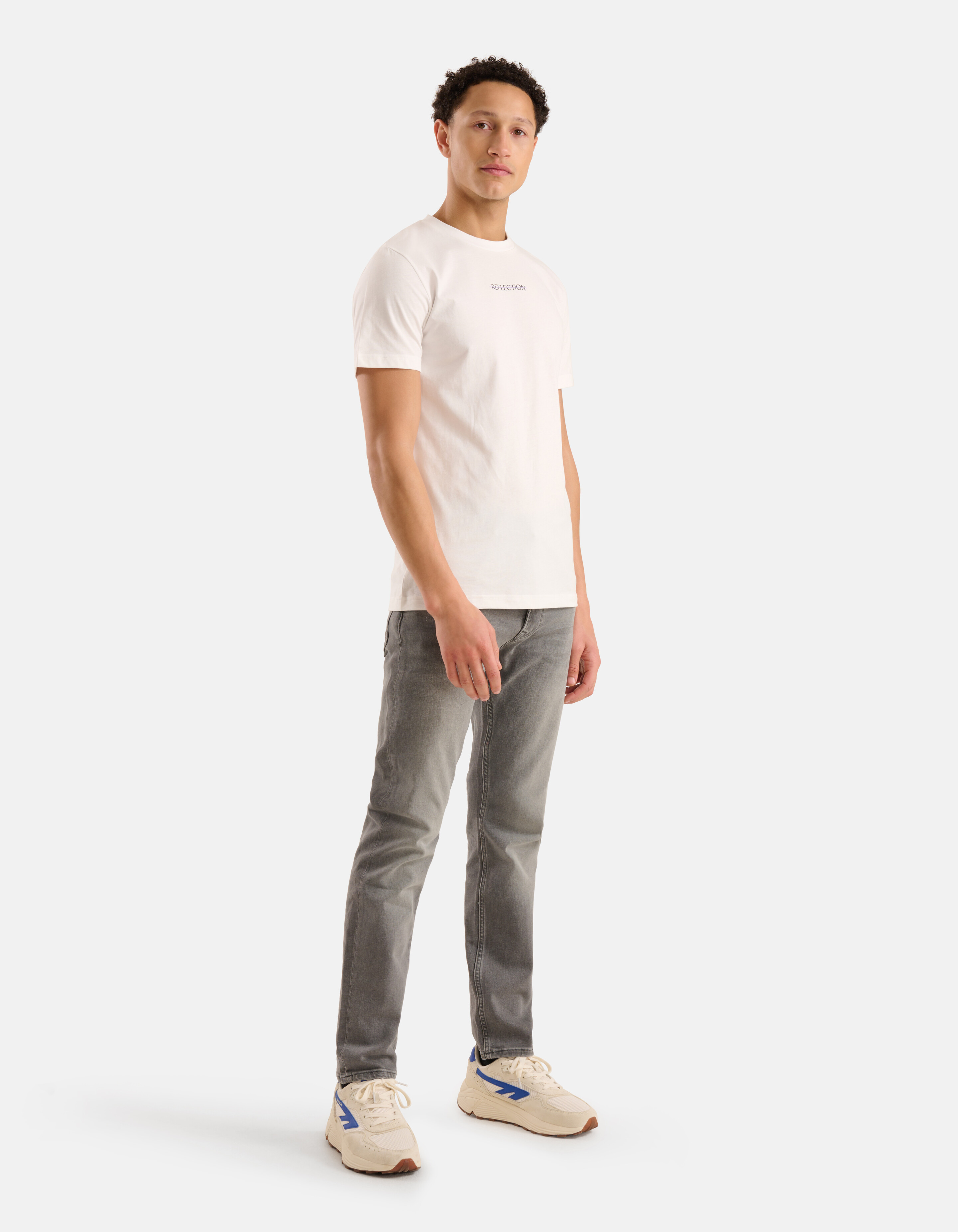 Artwork T-shirt Wit SHOEBY MEN