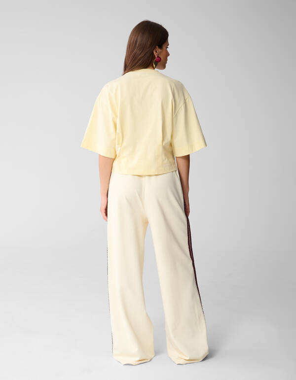 Getailleerd T-shirt Lichtgeel SHOEBY WOMEN