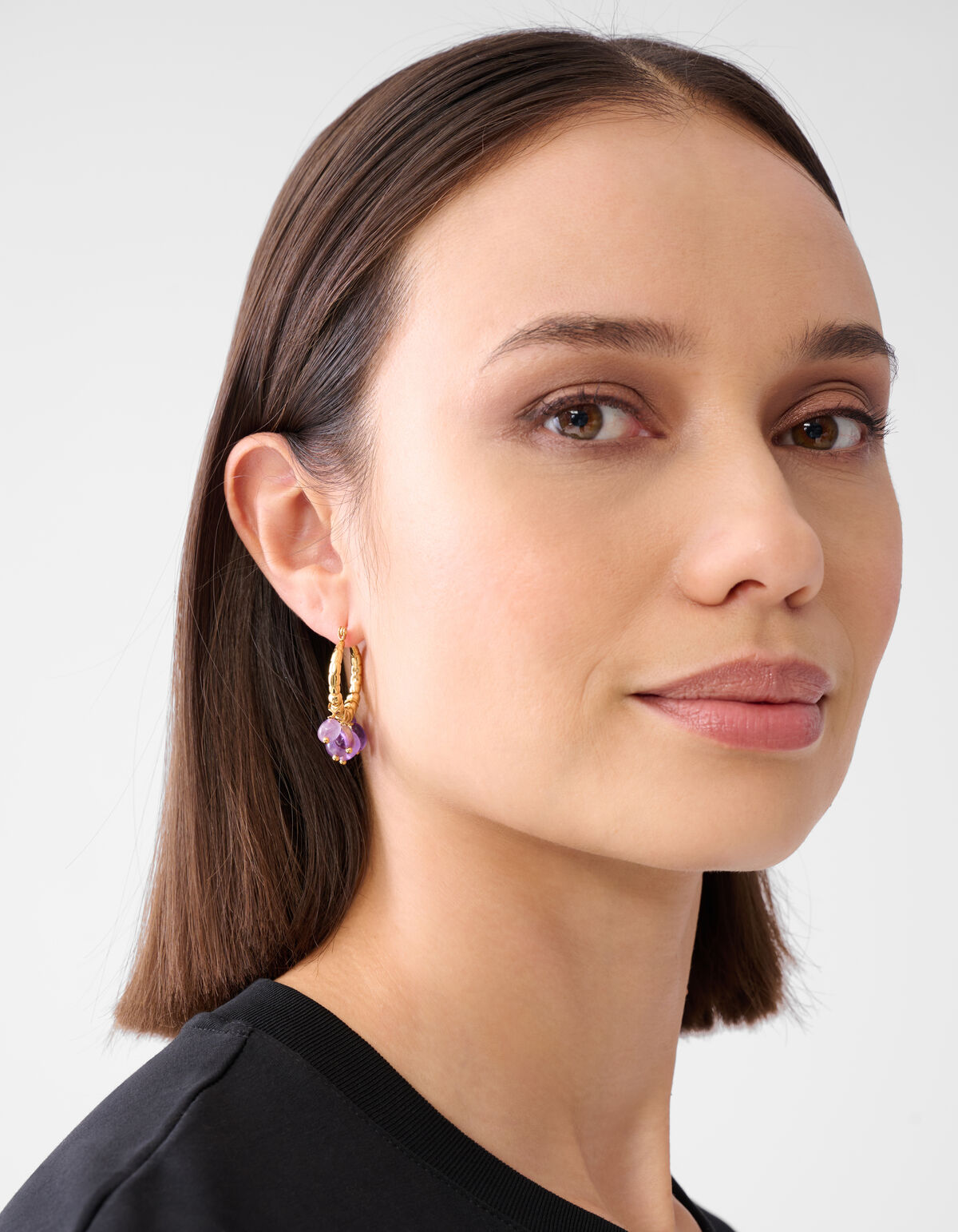 Hanging Beads Hoop Oorbellen Goud SHOEBY ACCESSOIRES