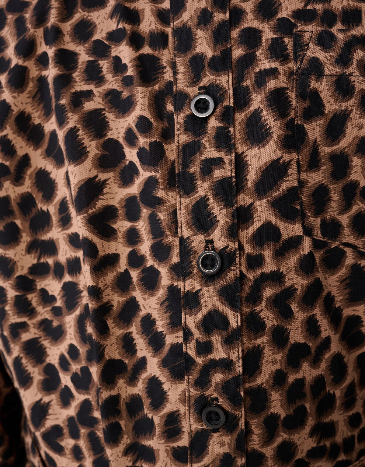 Leopard Mini Jurk Bruin SHOEBY GIRLS