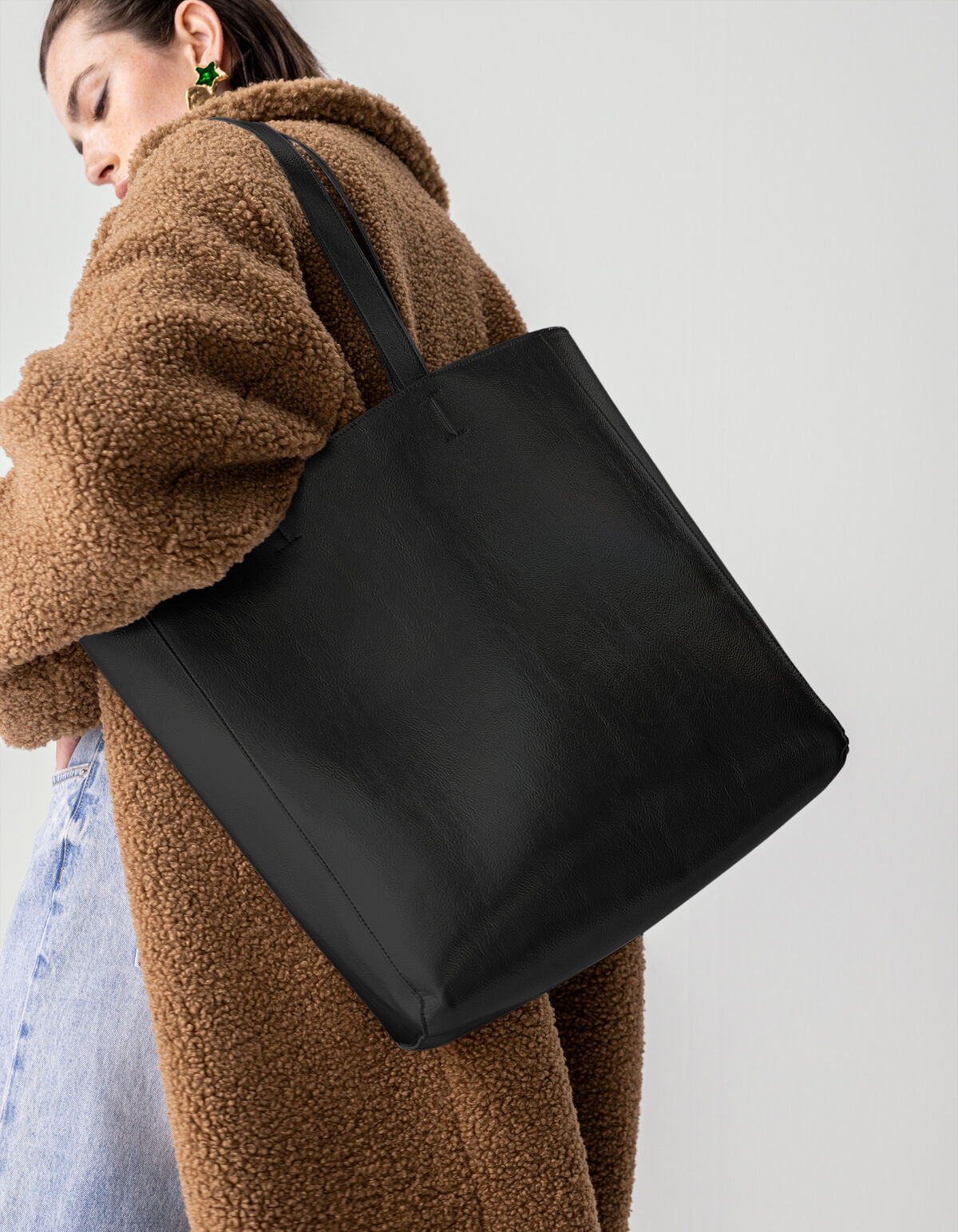 Shopper Tas Zwart SHOEBY ACCESSOIRES