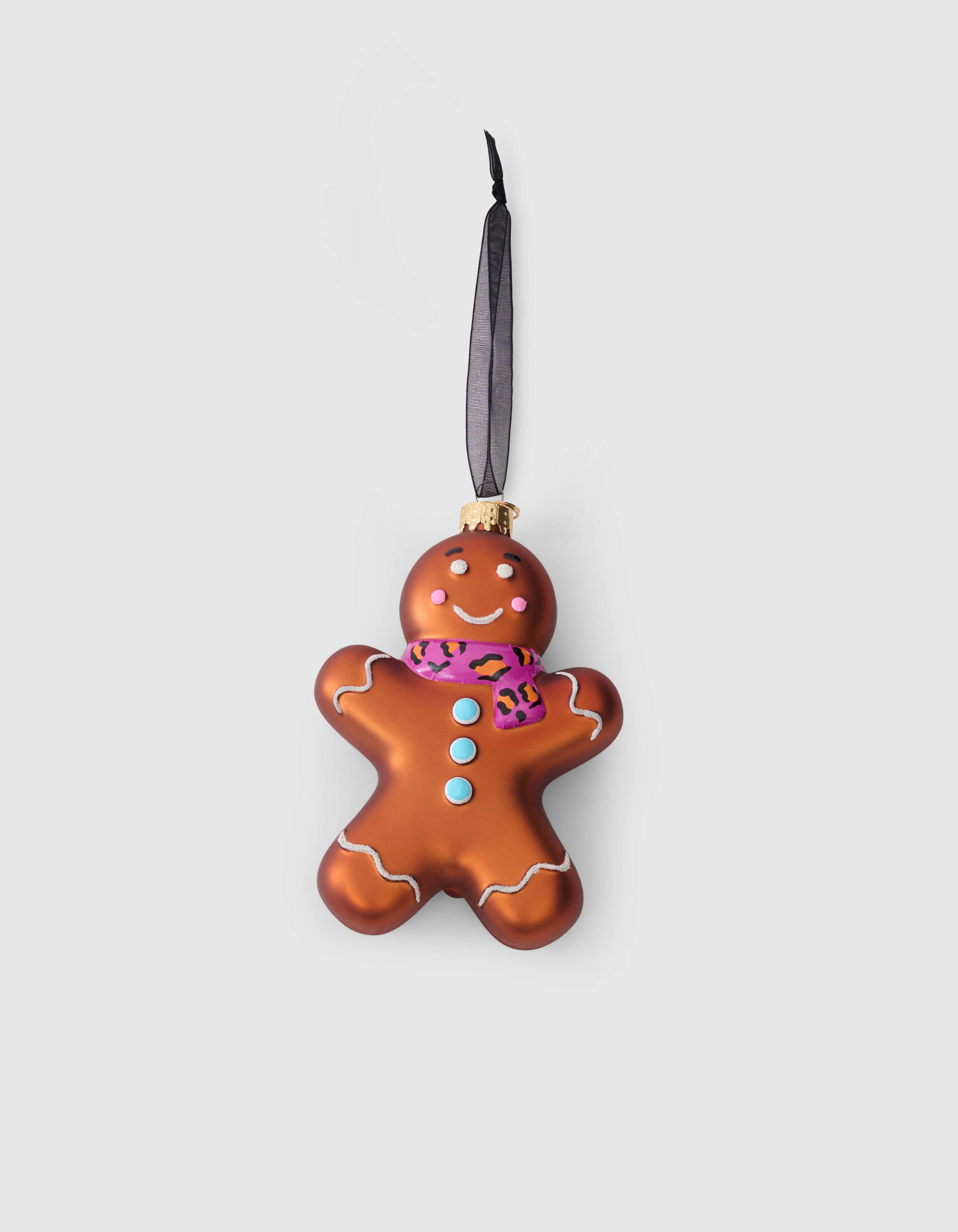 Gingerbread Cookie Kerstbal Bruin By Fred SHOEBY ACCESSOIRES