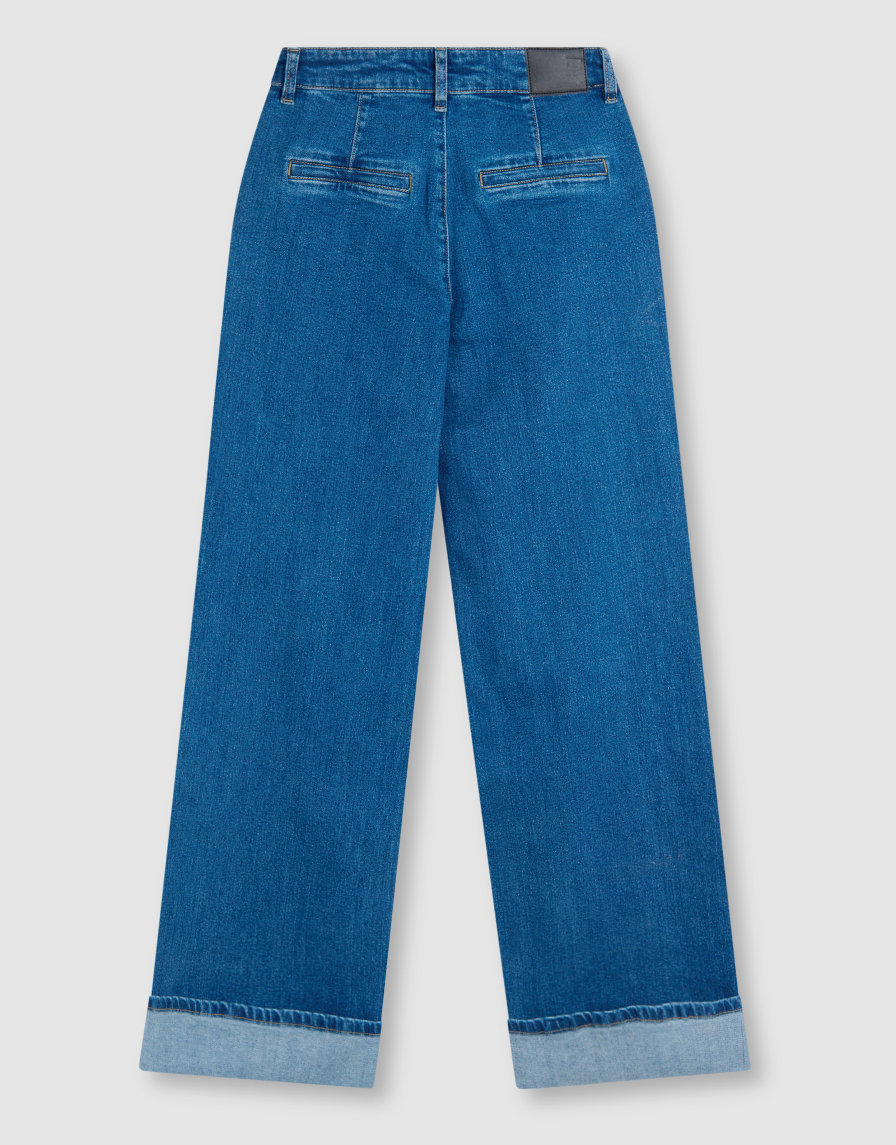 Classic Wide Leg Jeans Donkerblauw SHOEBY WOMEN