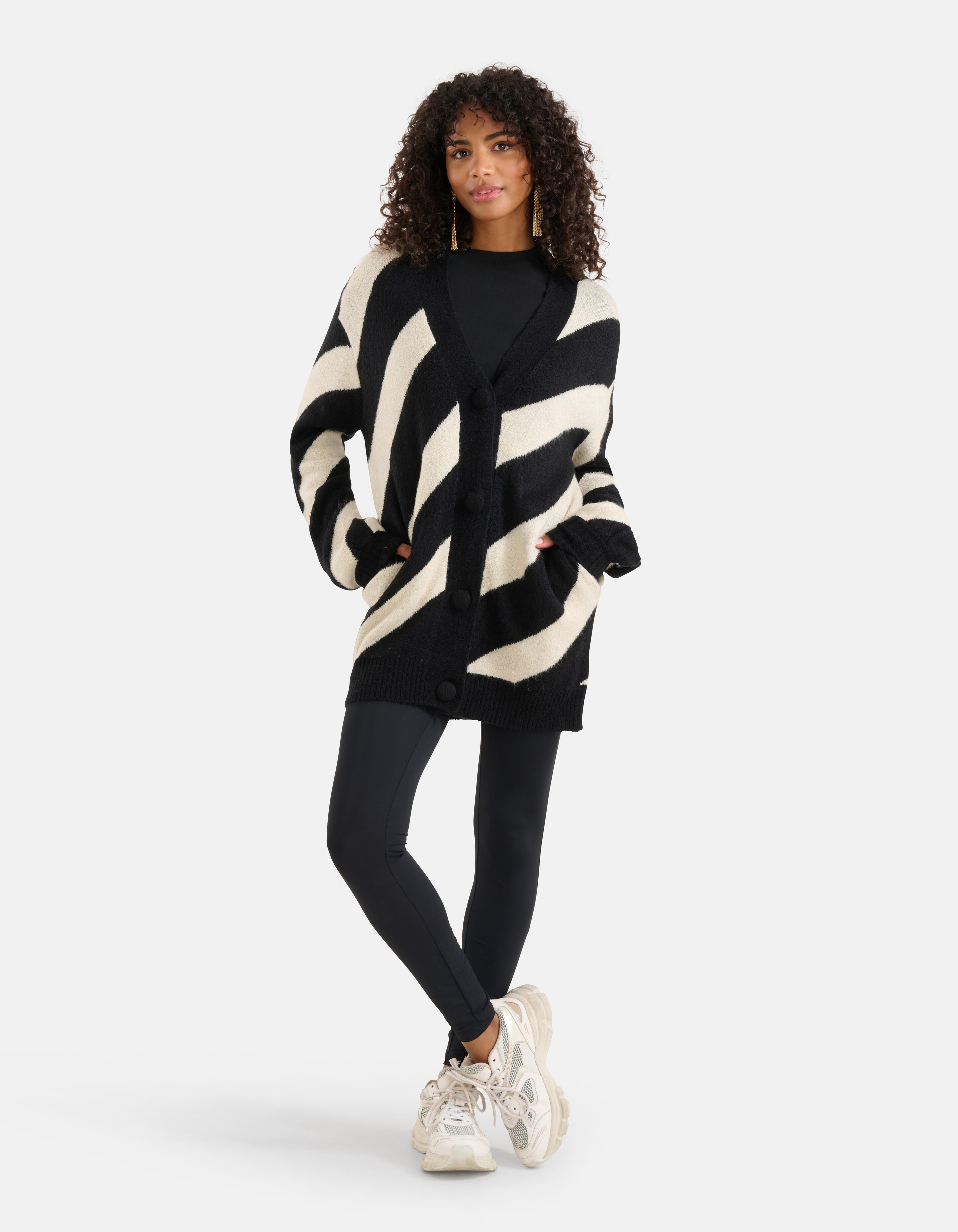 Gestreept Vest Zwart SHOEBY WOMEN