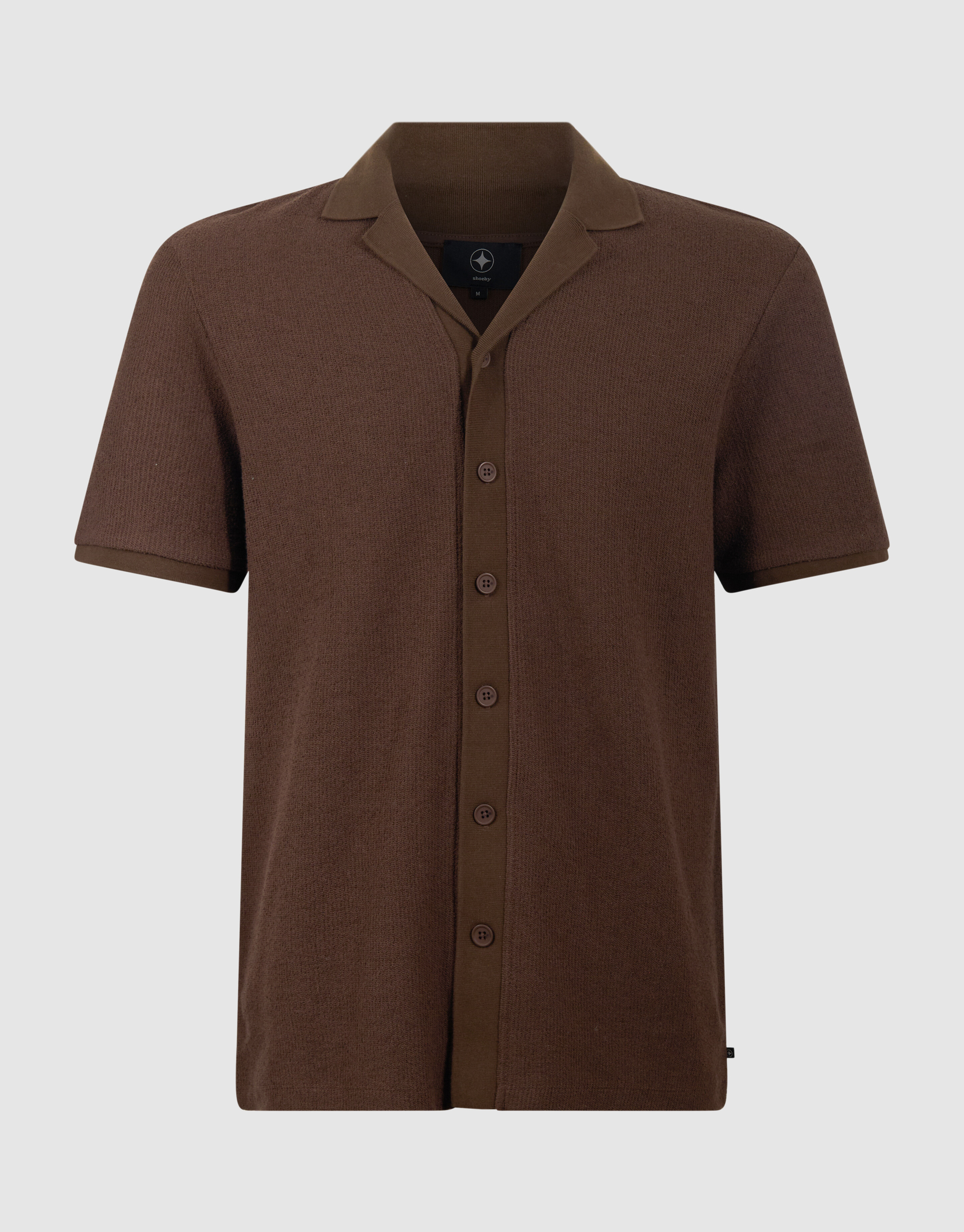 Gebreide Overshirt Donkerbruin SHOEBY MEN