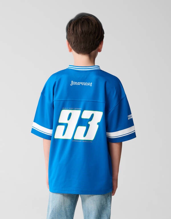 Sporty T-shirt Blauw SHOEBY BOYS