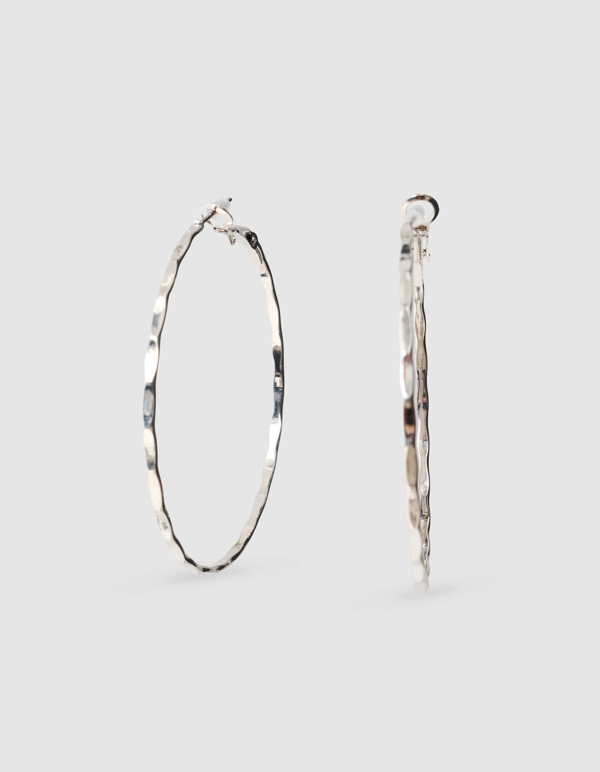 Big Hoop Oorbellen Zilver SHOEBY ACCESSOIRES