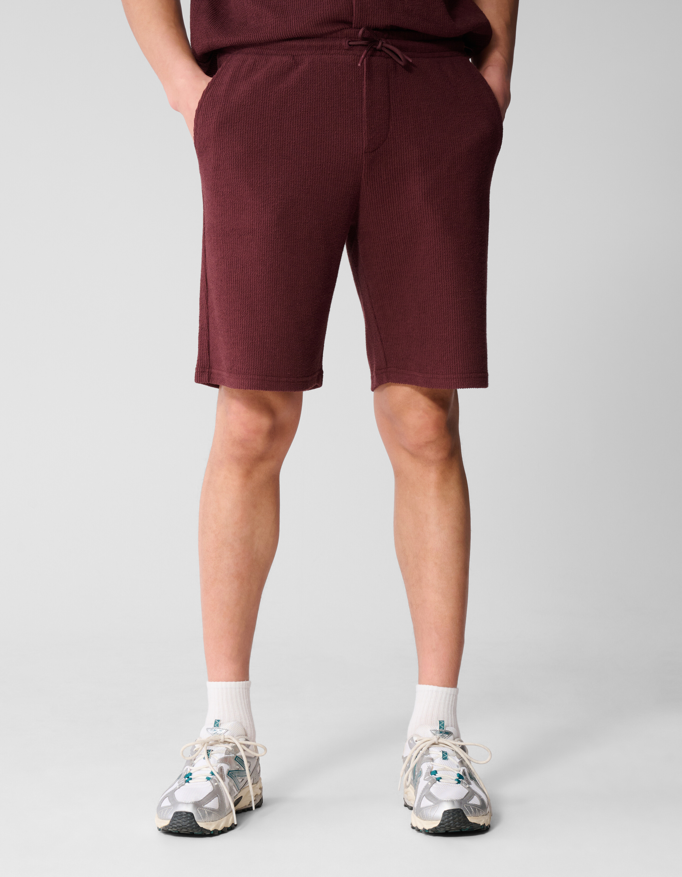 Rib Short Donkerrood SHOEBY MEN