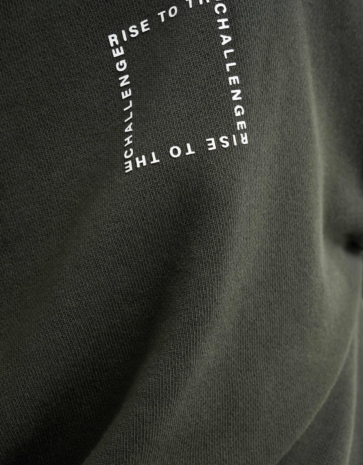Print Sweater Donkergroen SHOEBY MEN