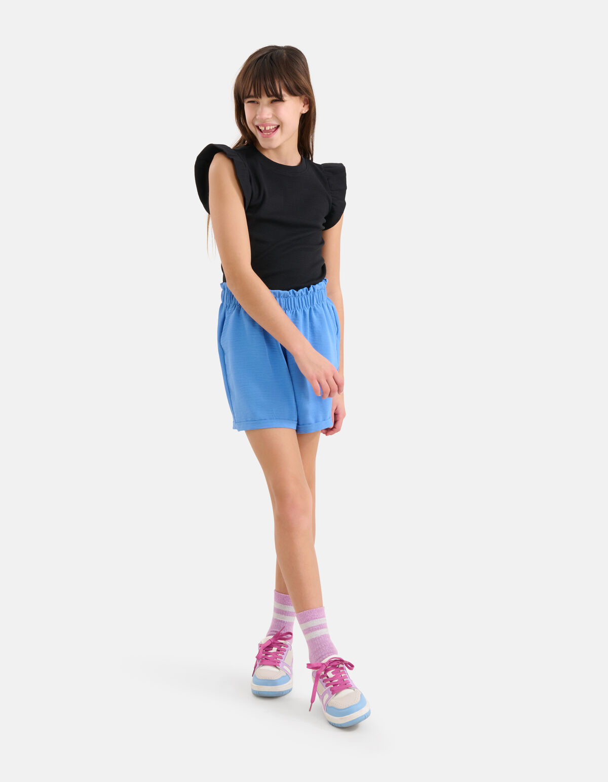 Twist Short Blauw SHOEBY GIRLS