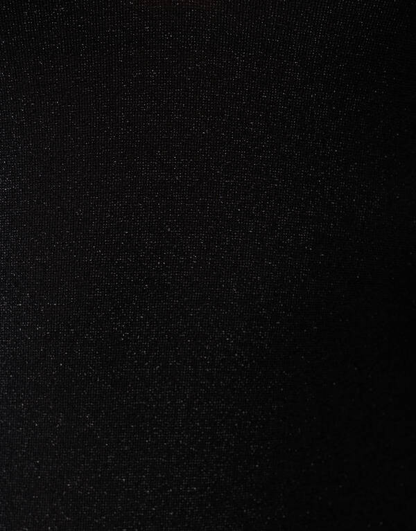 Glitter V-hals Body Zwart SHOEBY WOMEN