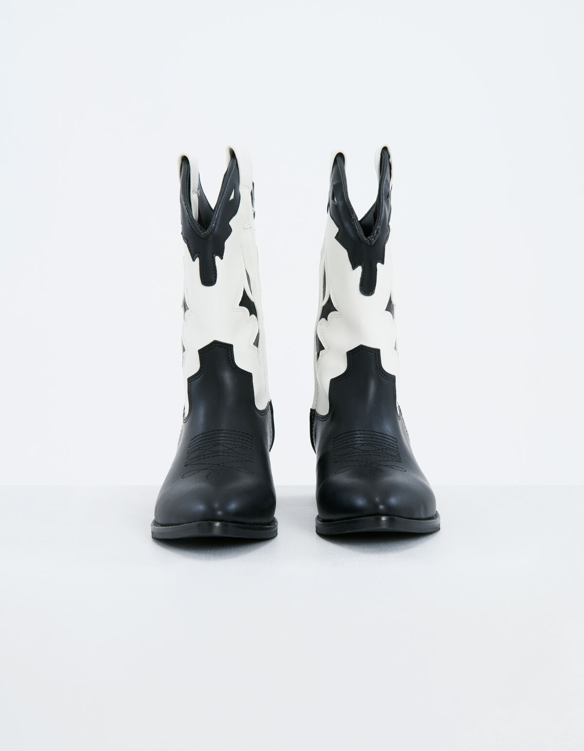 Cowboylaarzen Zwart/Wit SCHOENEN SHOEBY