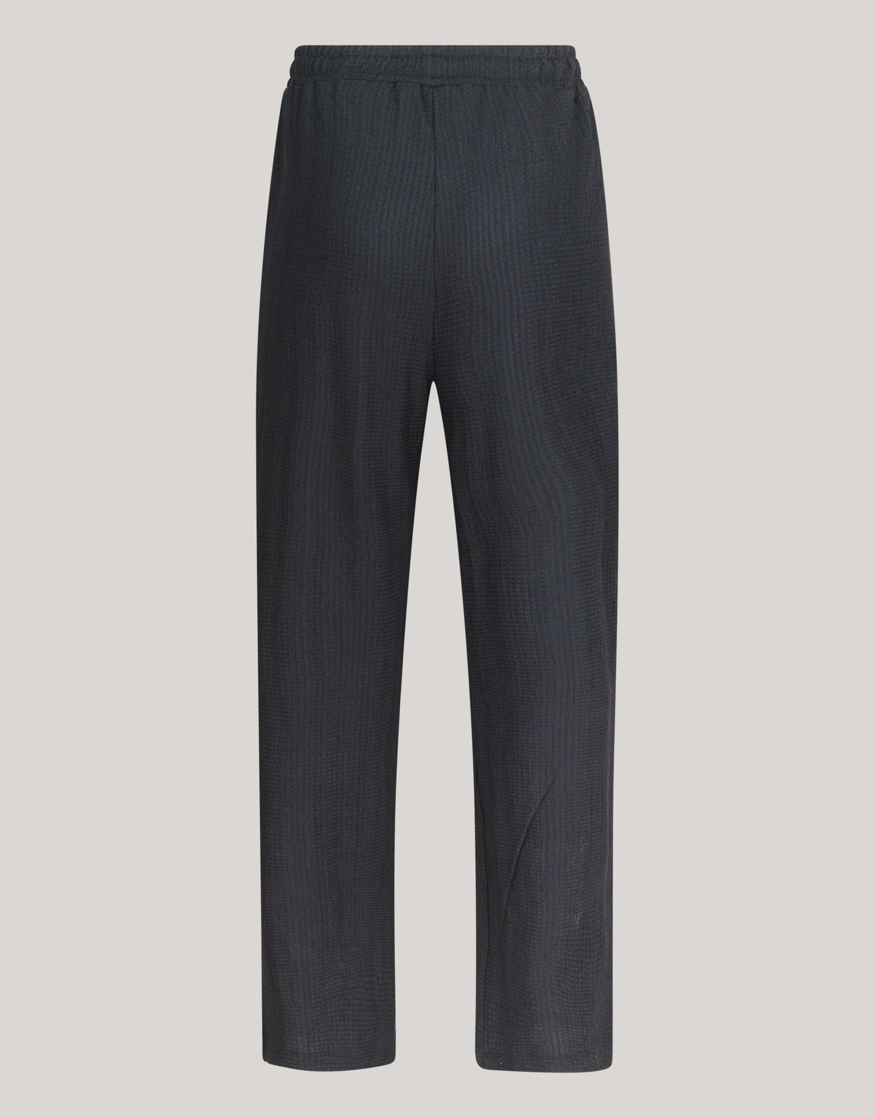 Crinkle Wide Leg Broek Zwart SHOEBY WOMEN