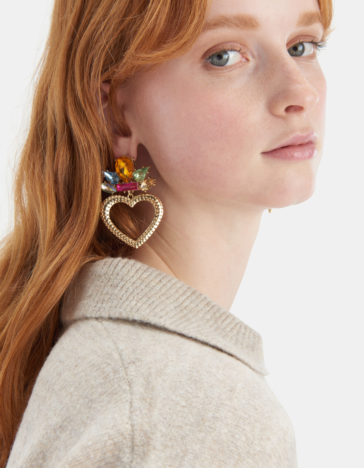 Heart Stones Oorbellen