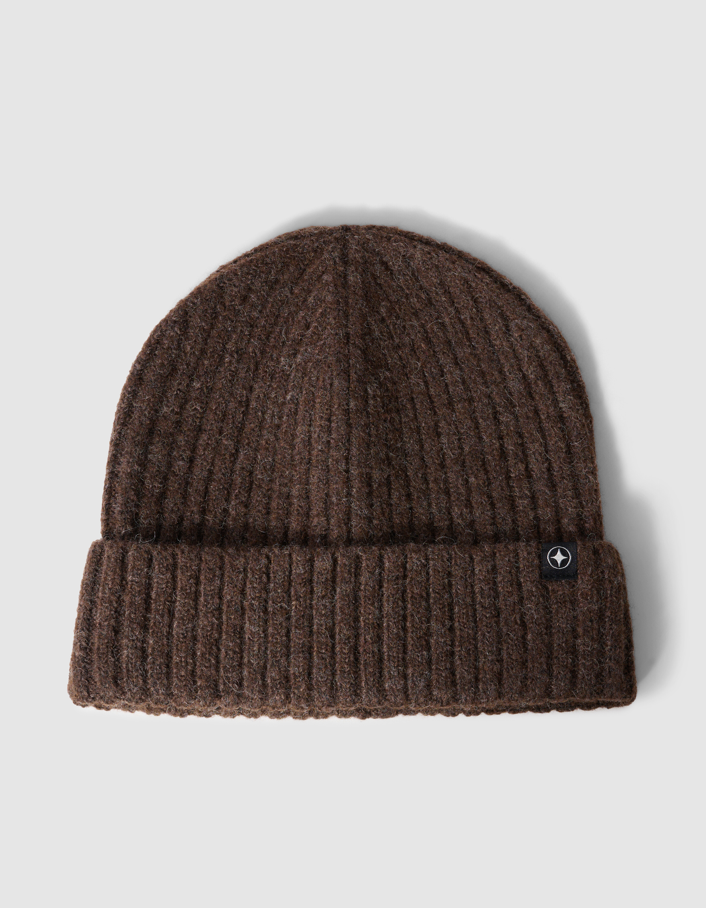 Rib Beanie Donkerbruin SHOEBY ACCESSOIRES