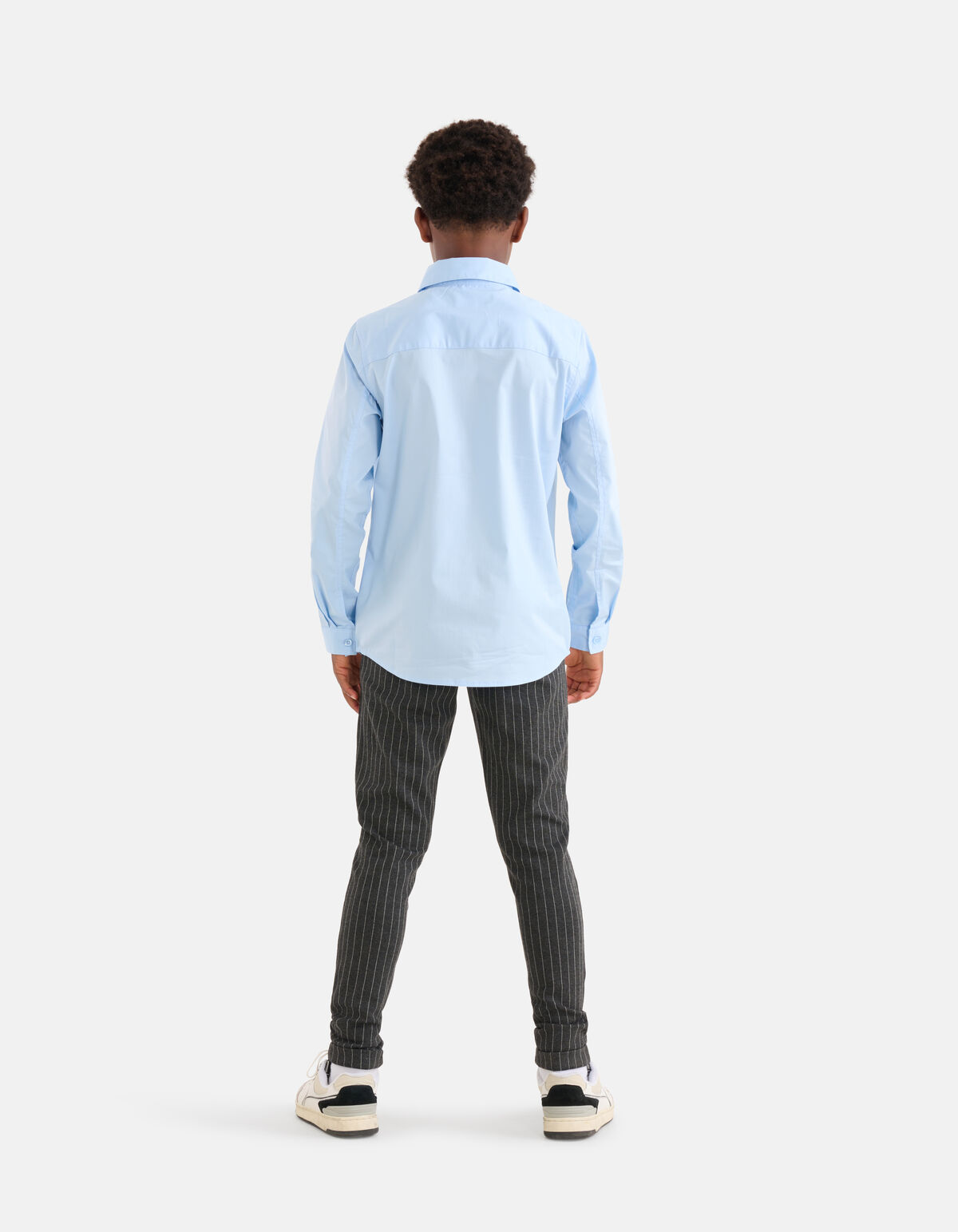 Pinstripe Broek Donkergrijs SHOEBY BOYS