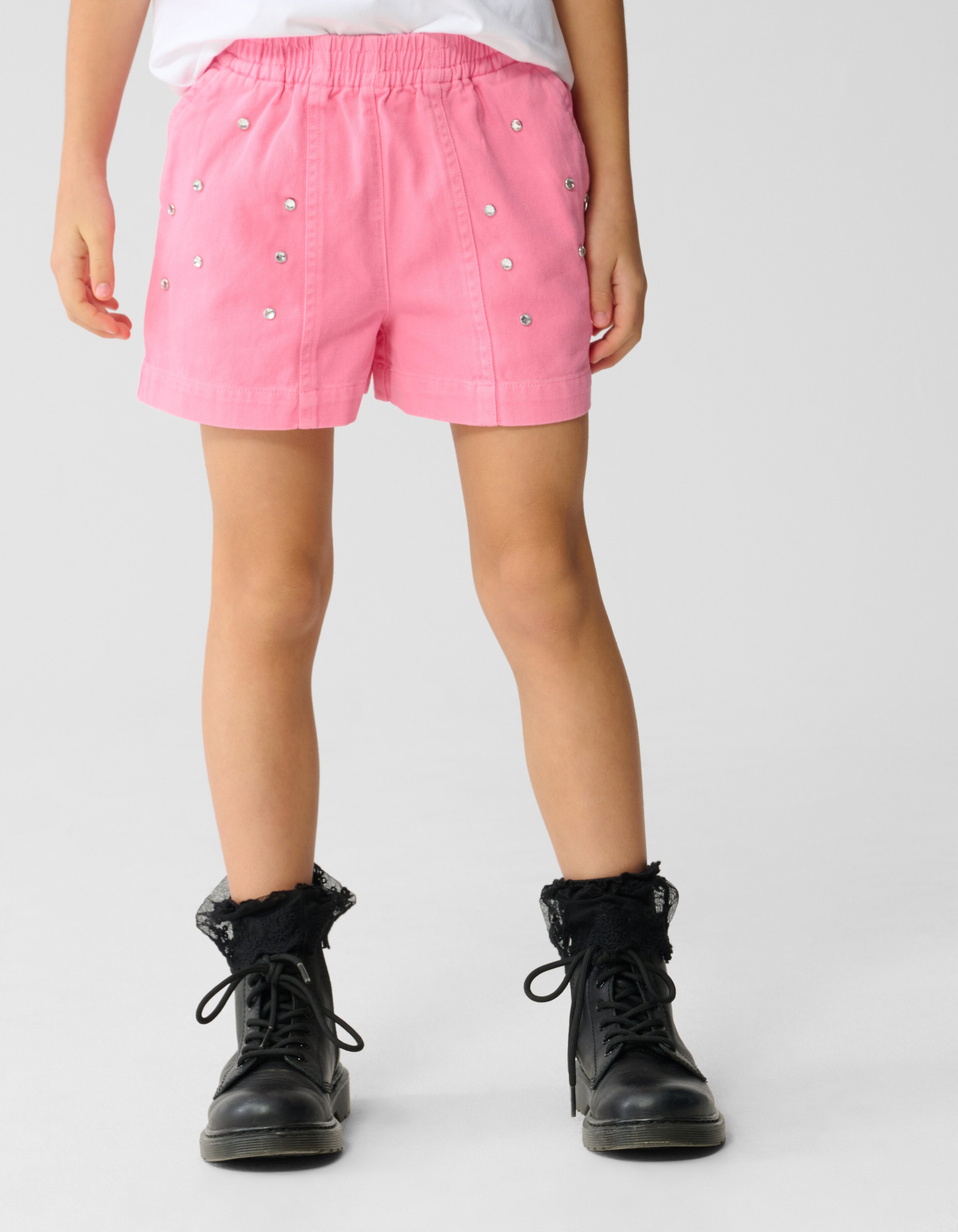 Strass Korte Broek Lichtroze SHOEBY GIRLS