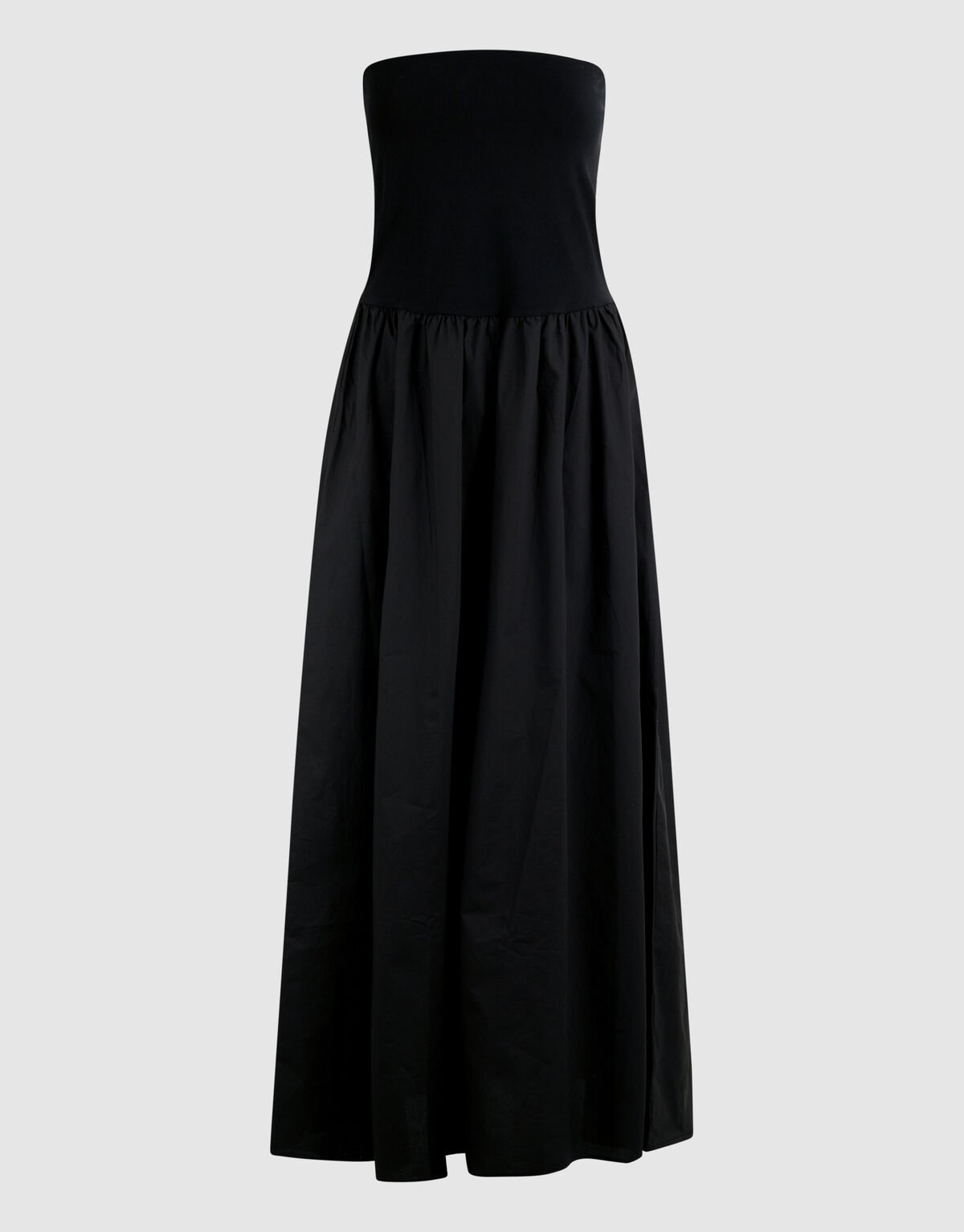 Mix Strapless Maxi Jurk Zwart SHOEBY WOMEN